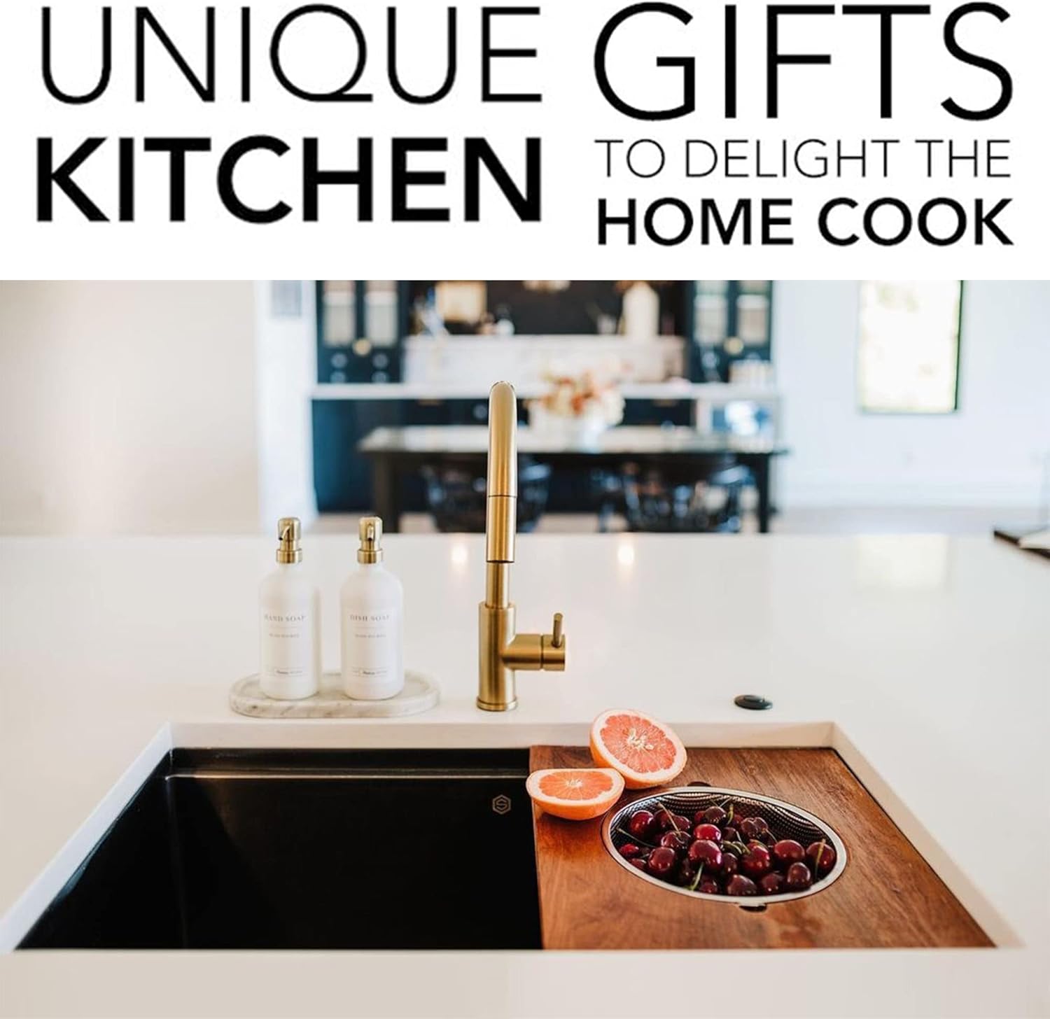 Premium Kitchen Essentials- Strong Wood Kitchen Tool for Easy Chopping and Straining
