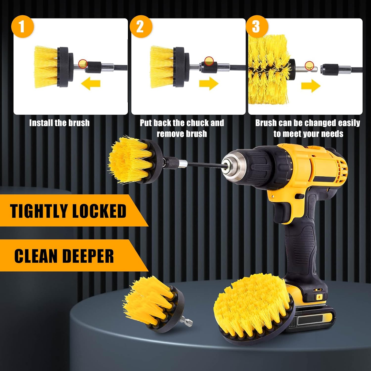 LIVGAK 5-Piece All-In-One Robot Indexed cleaning kit