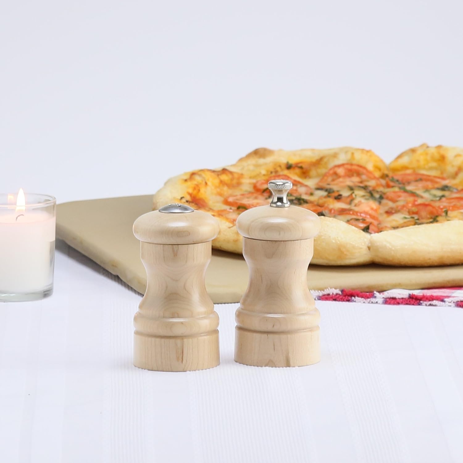 4-Inch Capstan Pepper Mill Salt Shaker Set