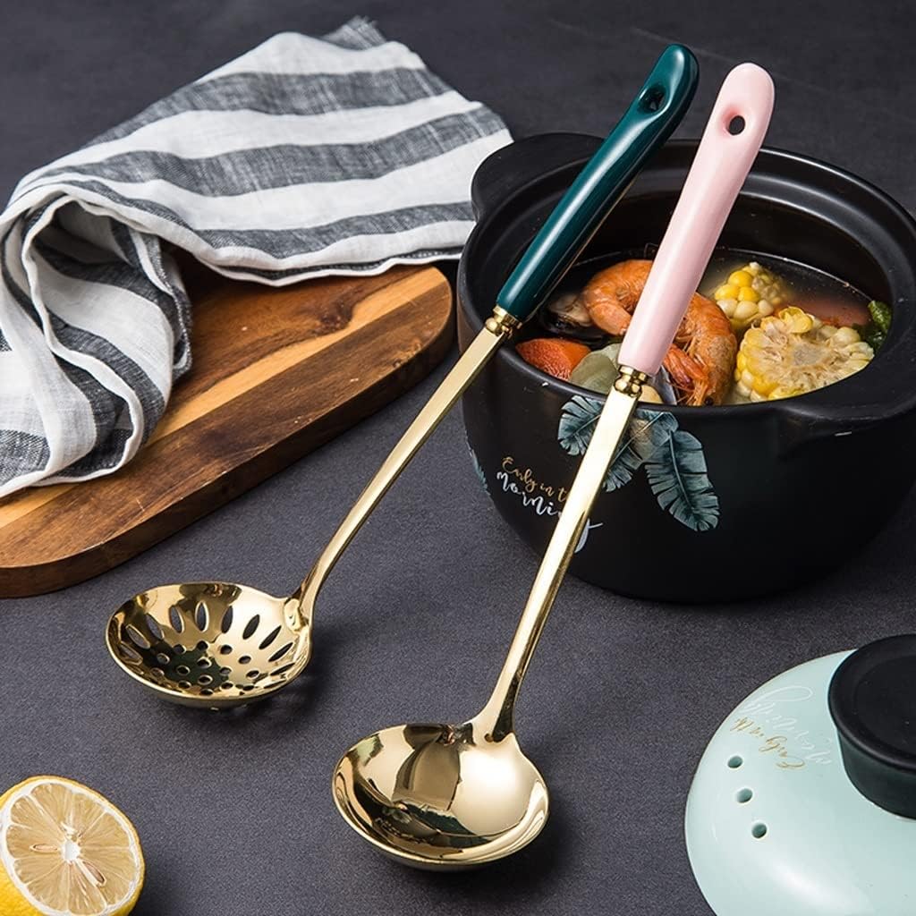 FFUXJNBQR Durable Skimmer Spoon with Comfortable Non-Slip Handle
