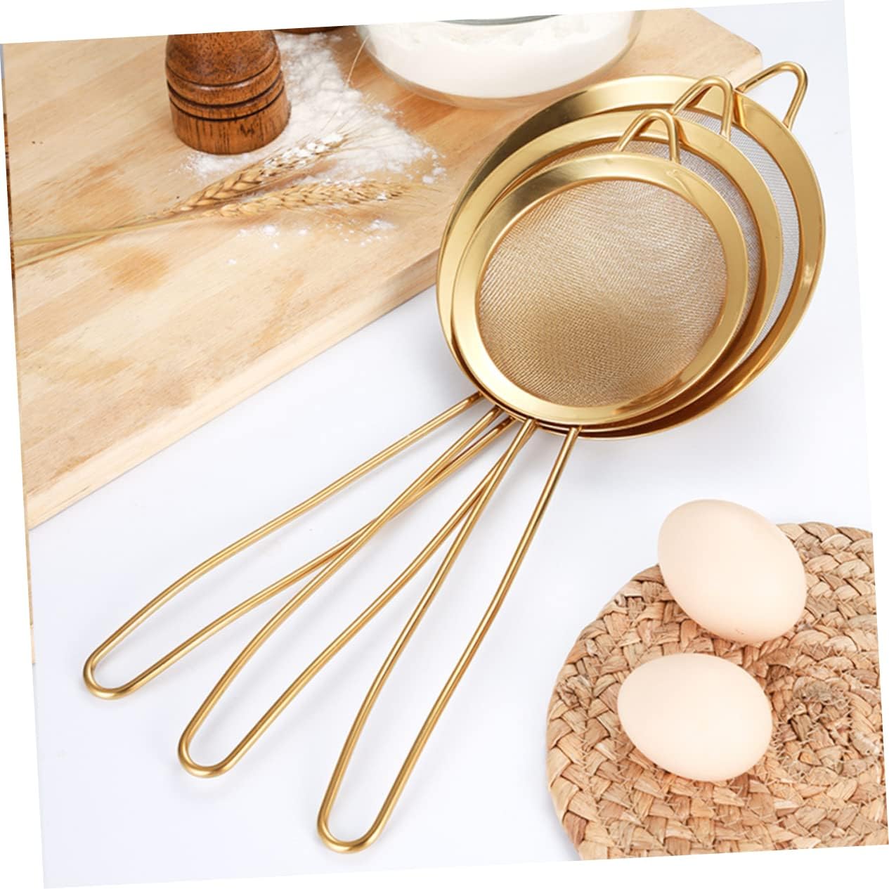 2-Piece Stainless Steel Colander Set