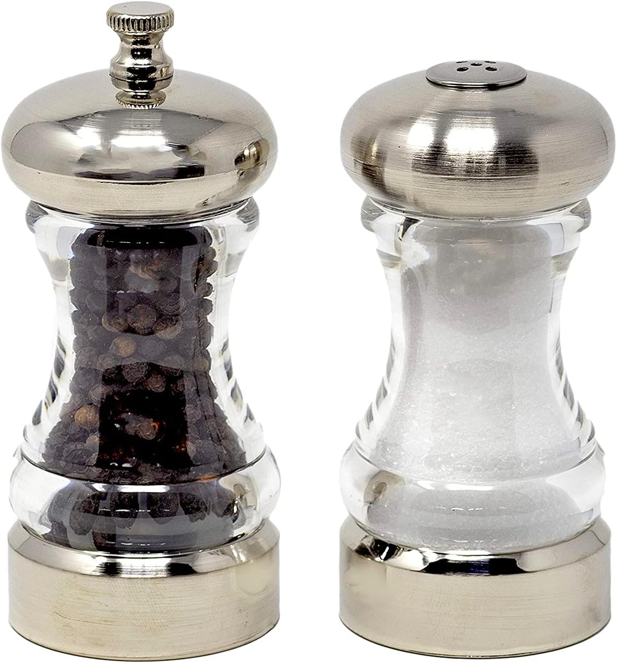 Olde Thompson 45 Monterey Acrylic Salt Shaker Pepper Mill Set