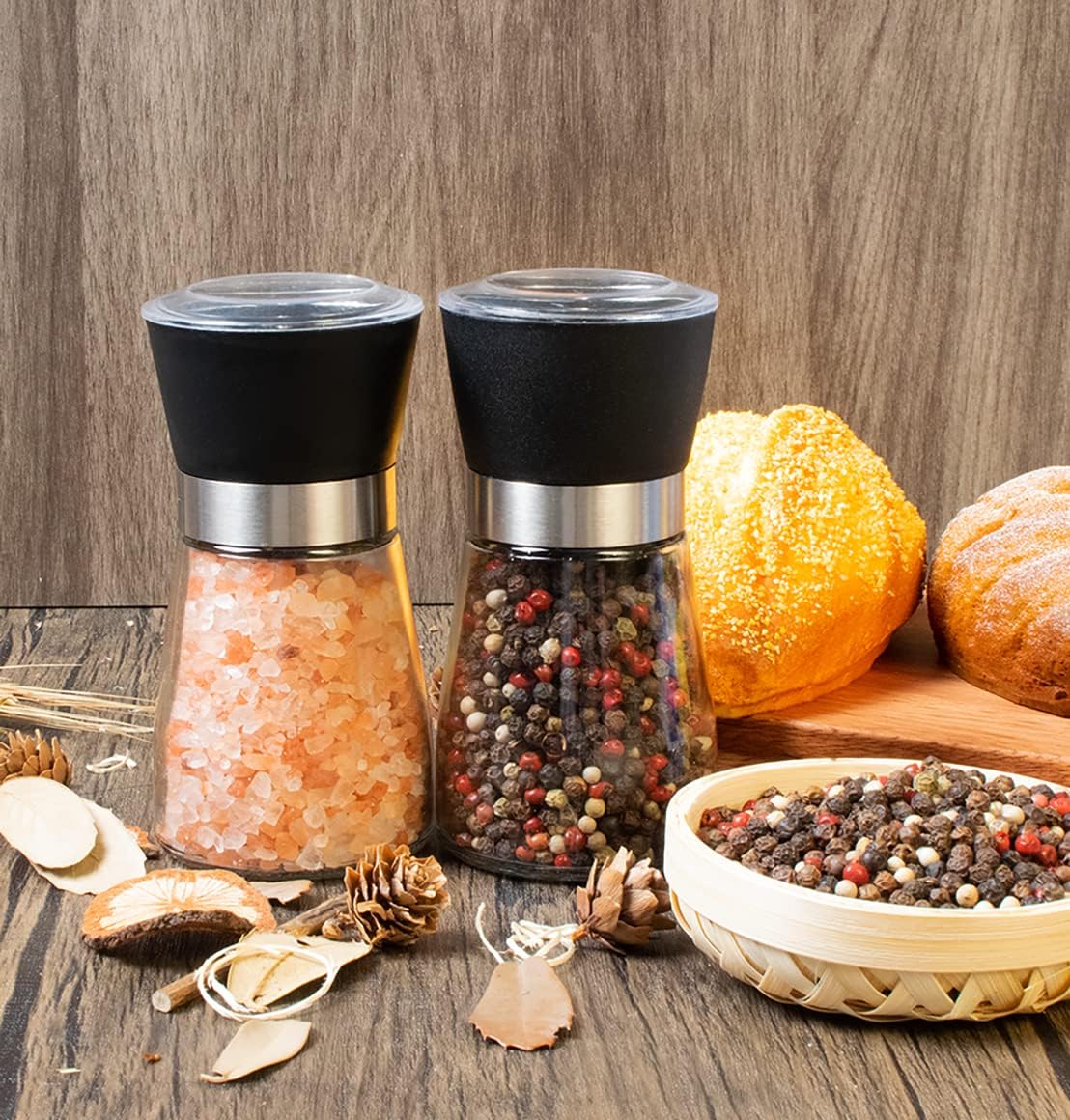 ErrandsHelper Salt and Pepper Grinder Set