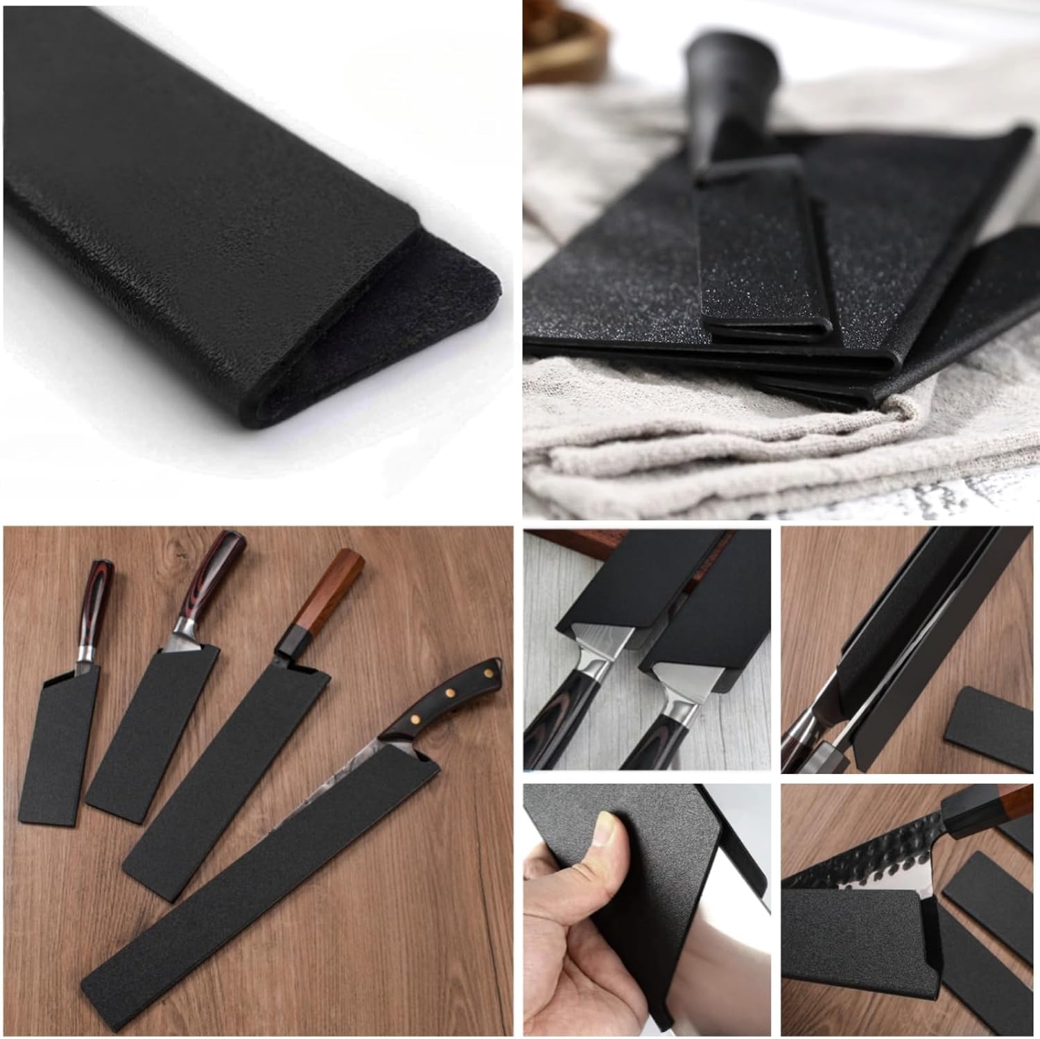 BLIRITEL 2 PCS Knife Sheath Universal Kitchen Knife Covers