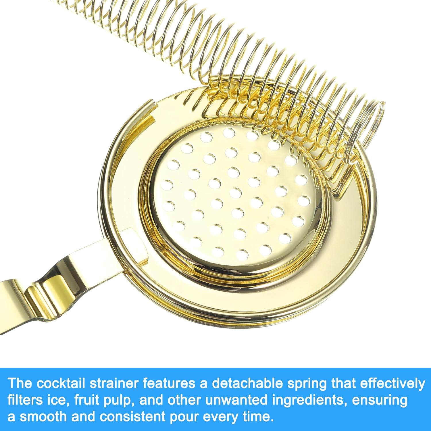 CxRS-Professional Bar Strainer 210mm Gold