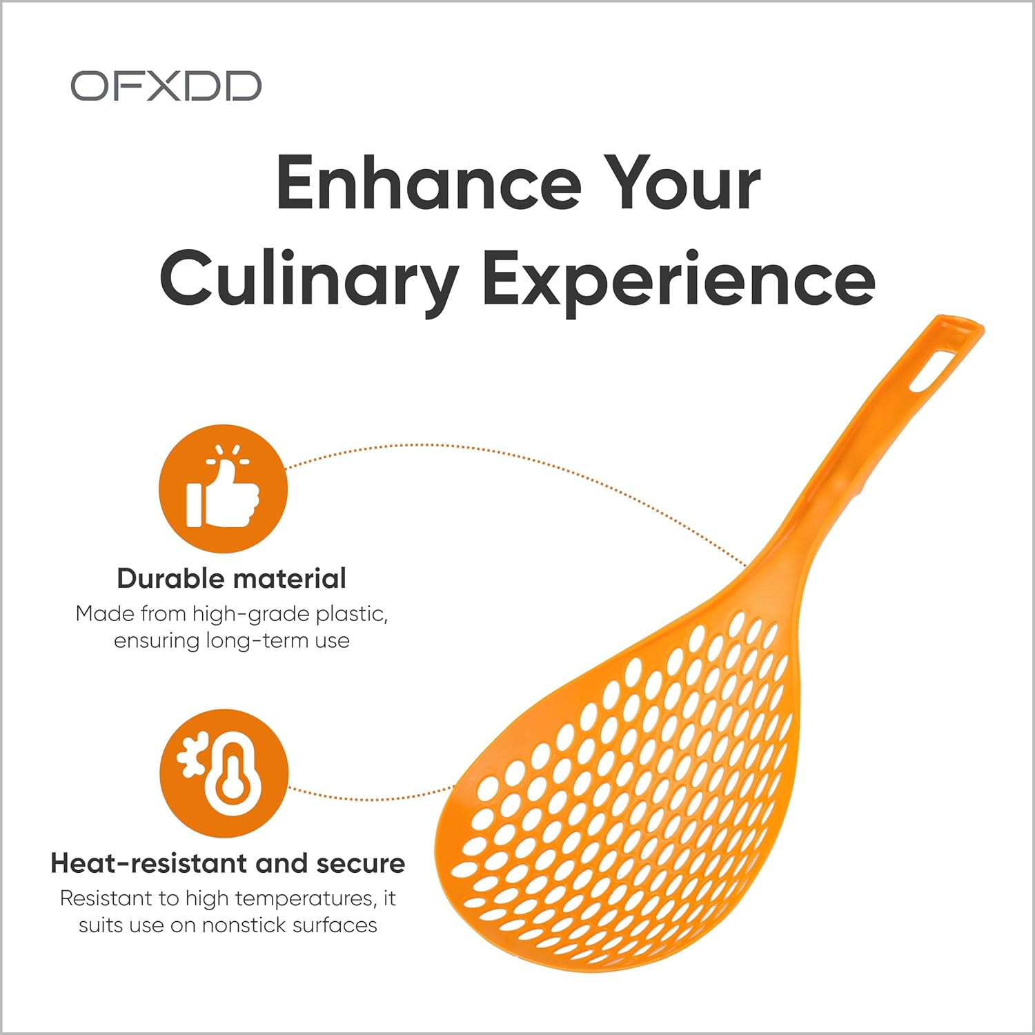 Elevate Your Cooking Day with Durable Skimmer Spoons Set of 2