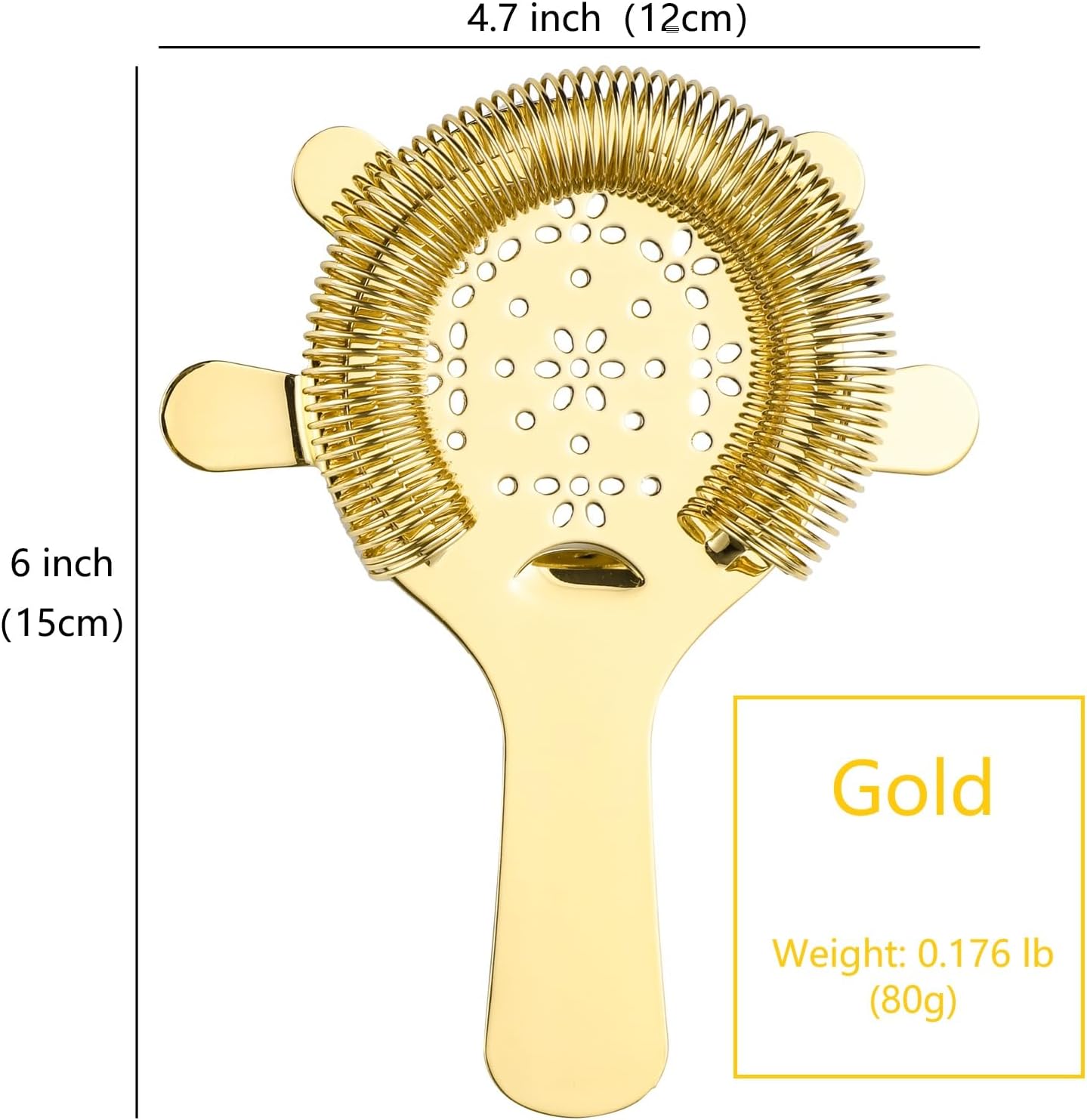 4-Prong Hawthorne Strainer for Bartenders