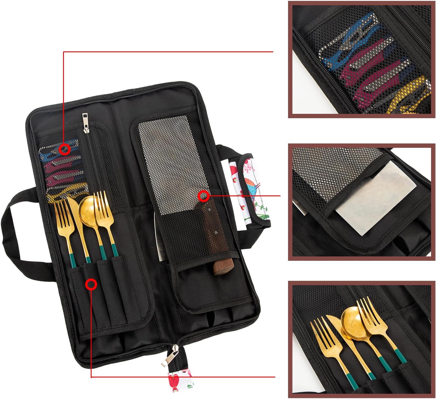 Pioneer Woman Chefs Knife Roll