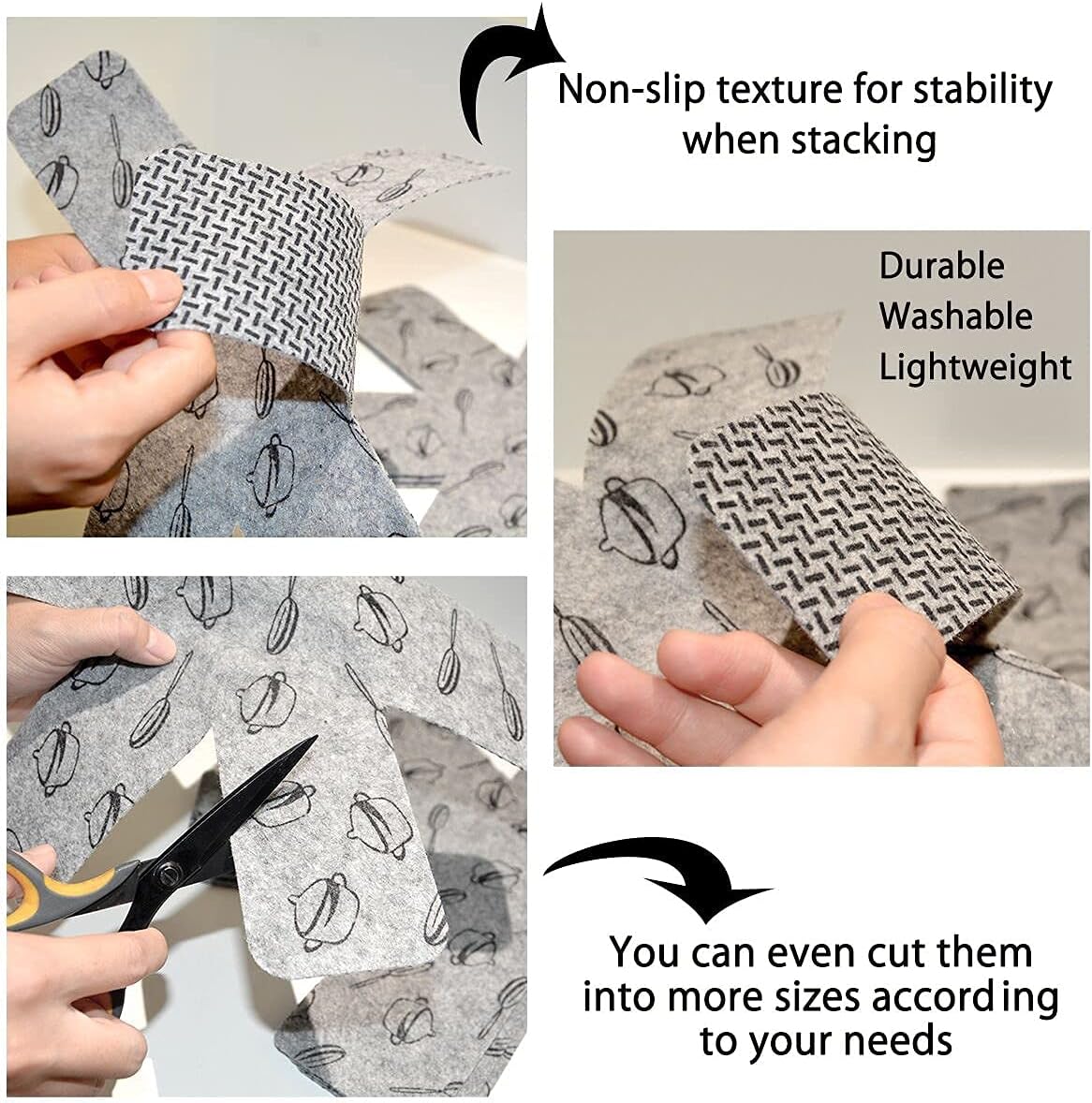 Transform your kitchen with KitWinner Felt Pan Separators
