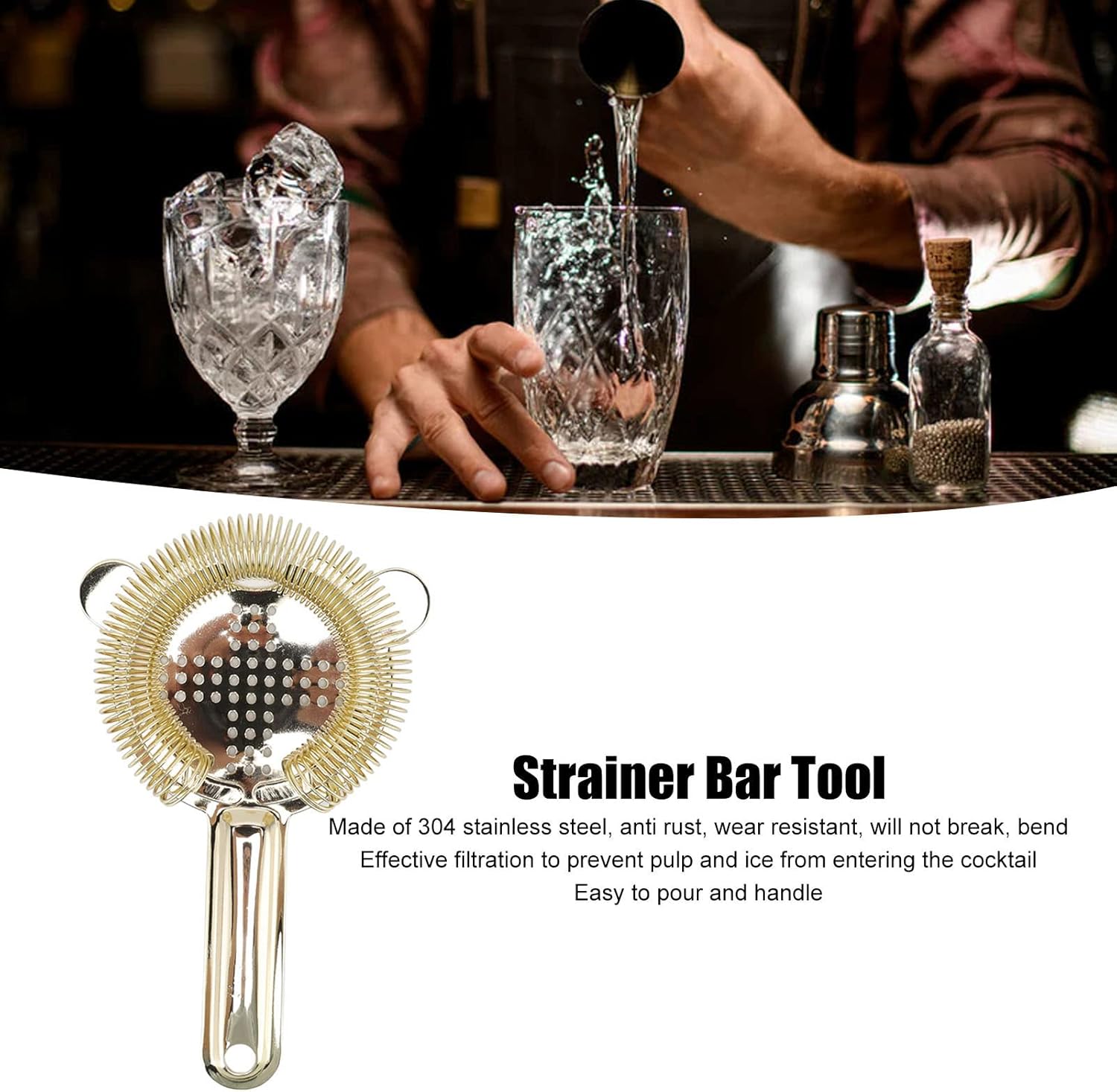 Stainless Steel Bar Strainer