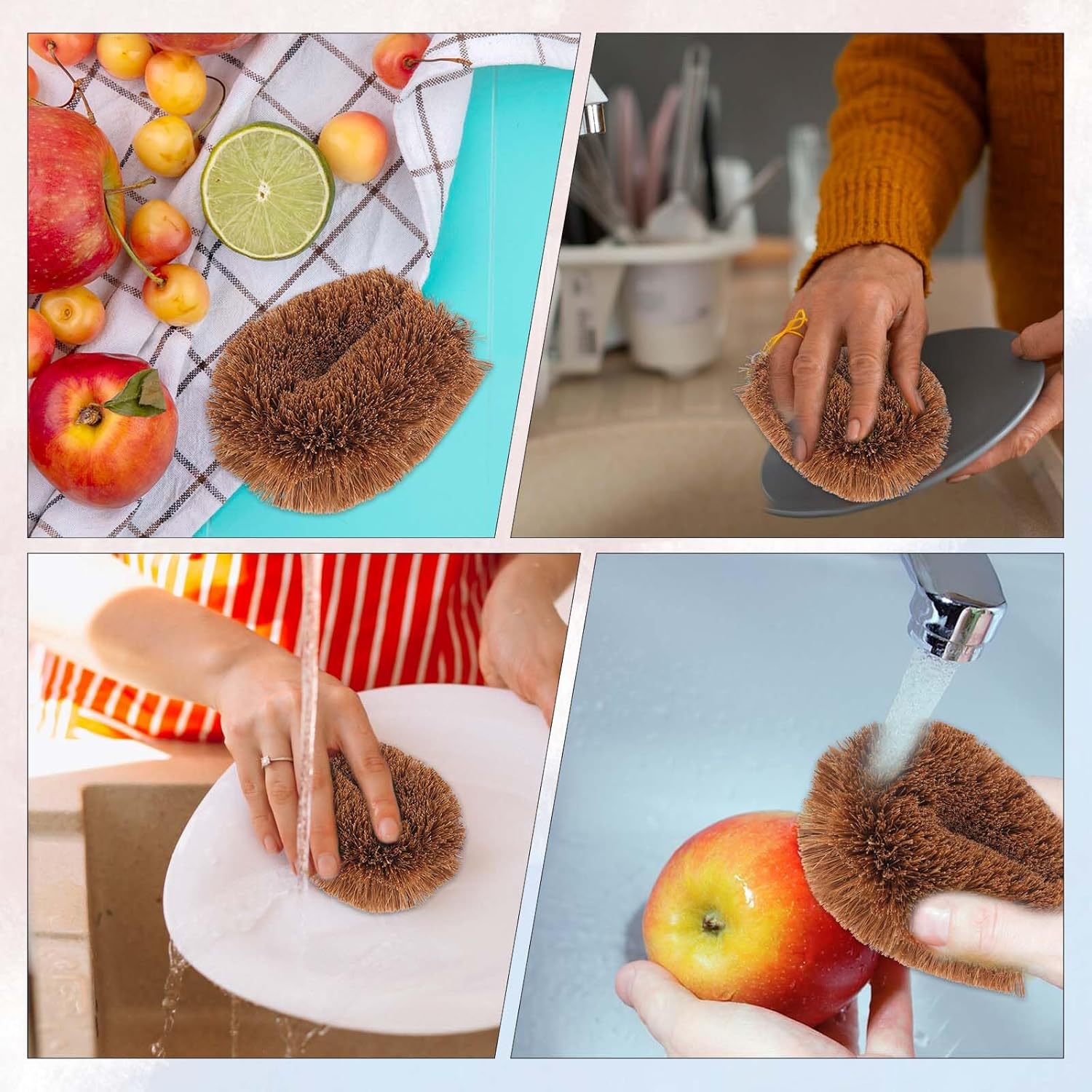 Sturdy Vegetable Dish Brush