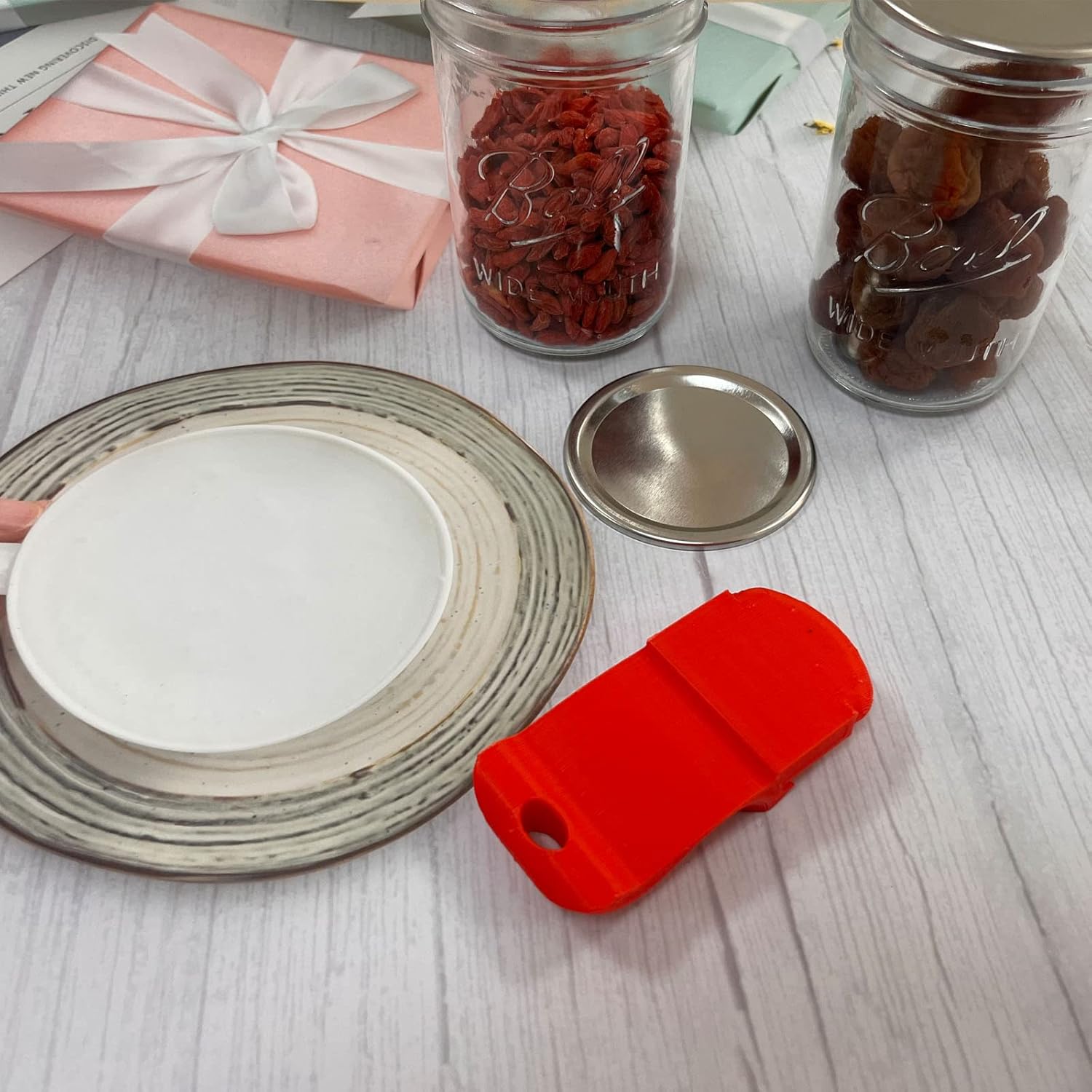 Your Easy Jar Key Opener Red Jar Opener for Canning Mason Jars