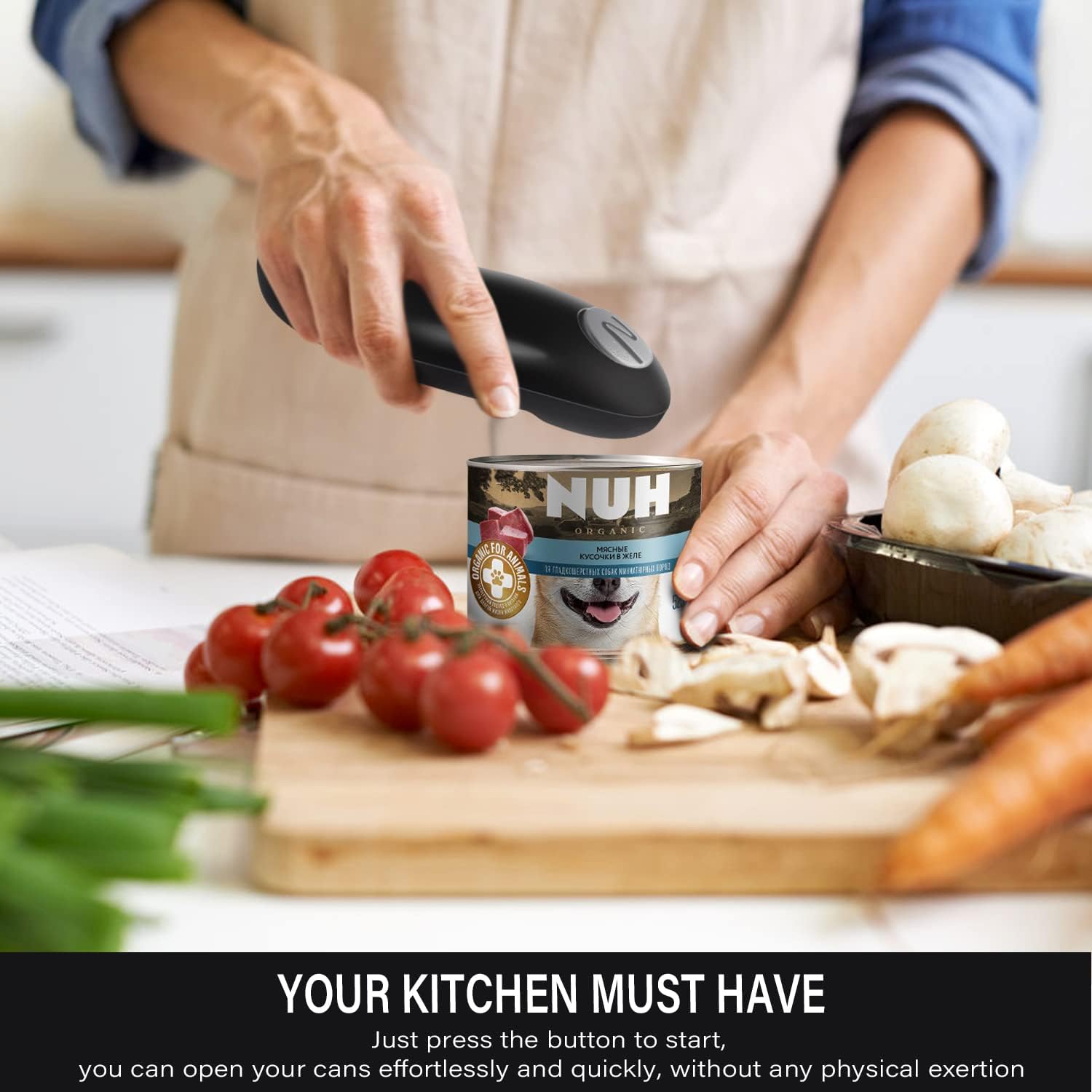 Achieve Smooth Can Openings - Electric Can Opener for Seniors