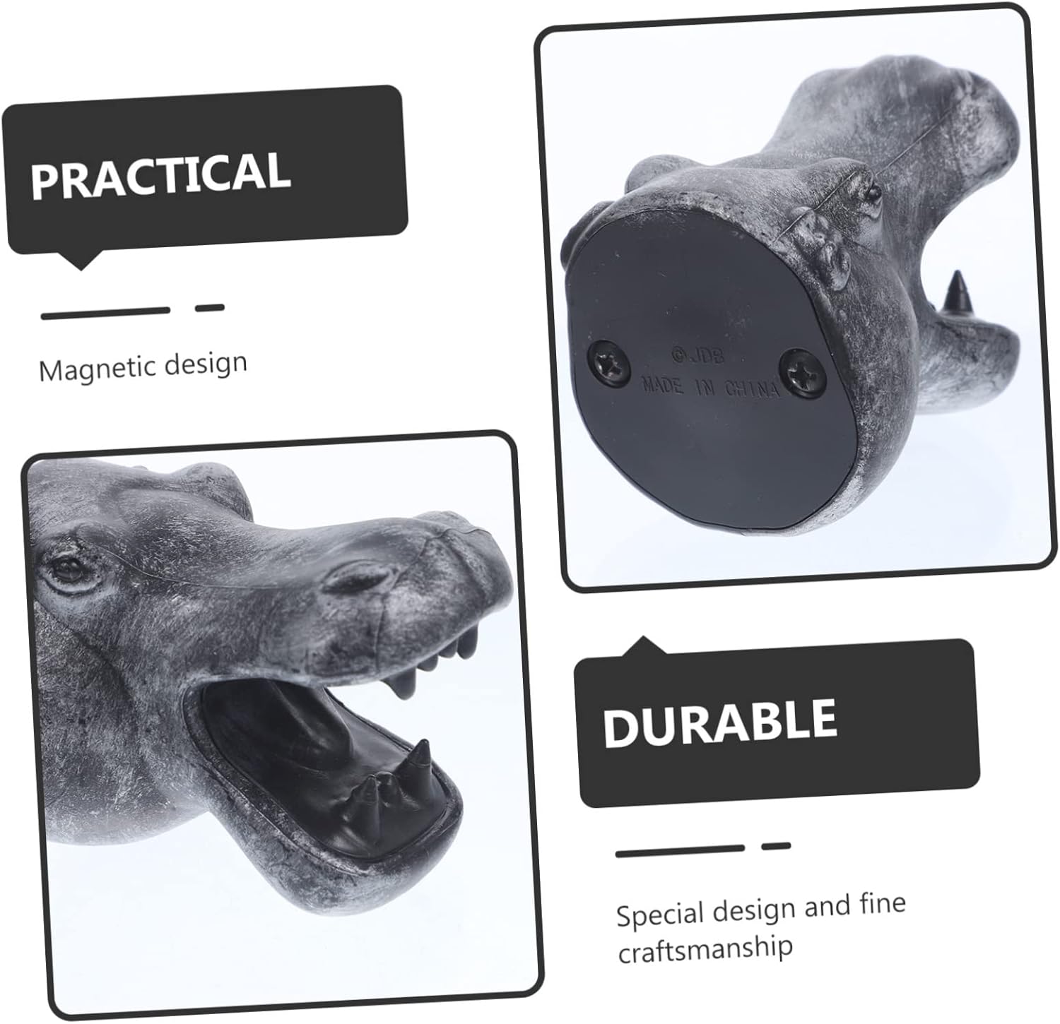 Personalized Hippo Head Bottle Opener