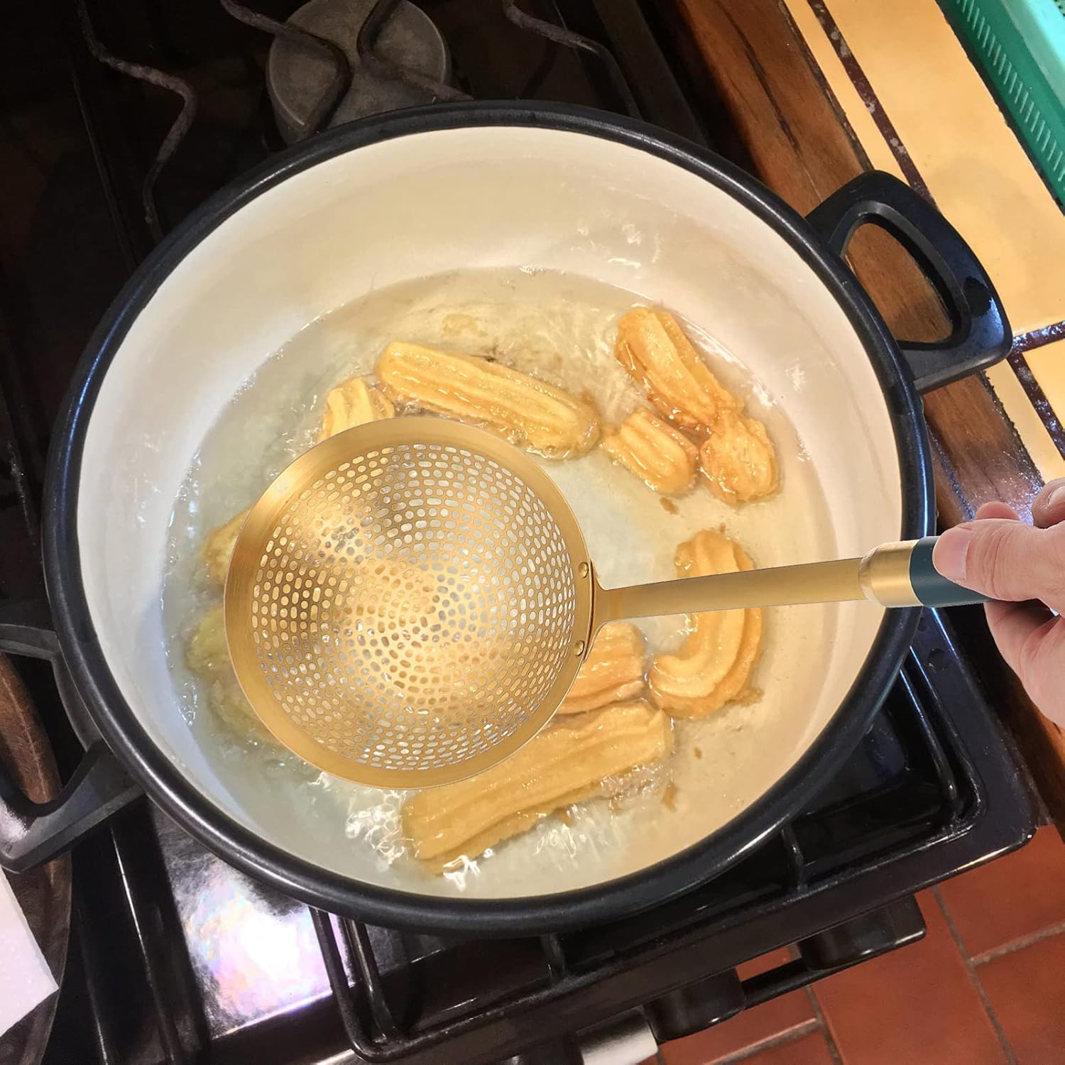 Stainless Steel Frying Skim