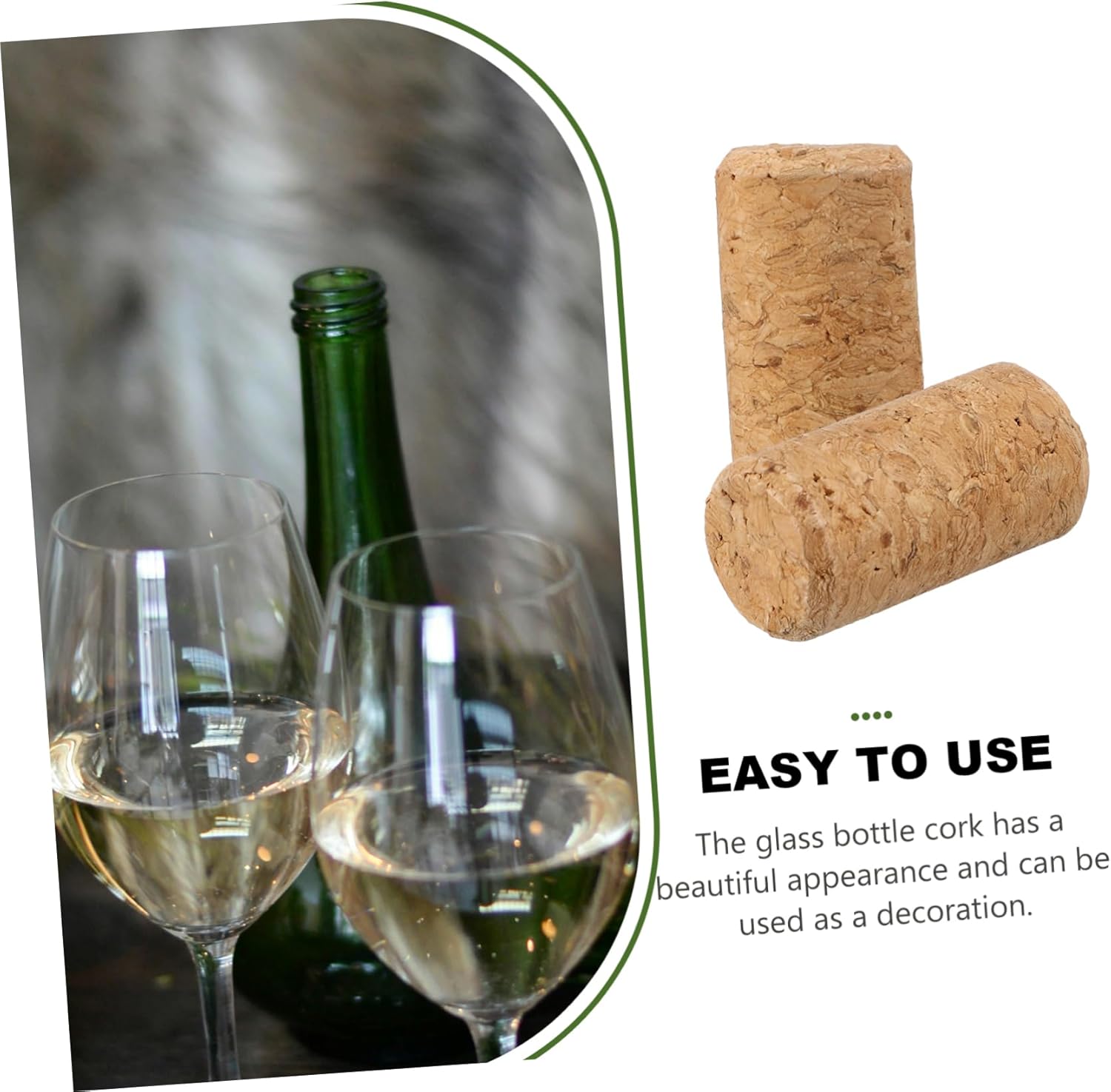 VINTORKY 250-Piece Cork Wine Bottle Stoppers