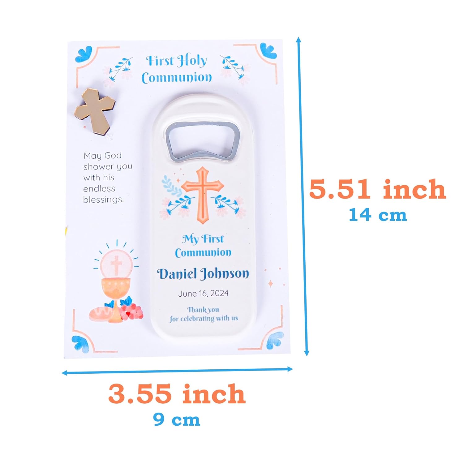 10-Pack Baptism Favors for Girls