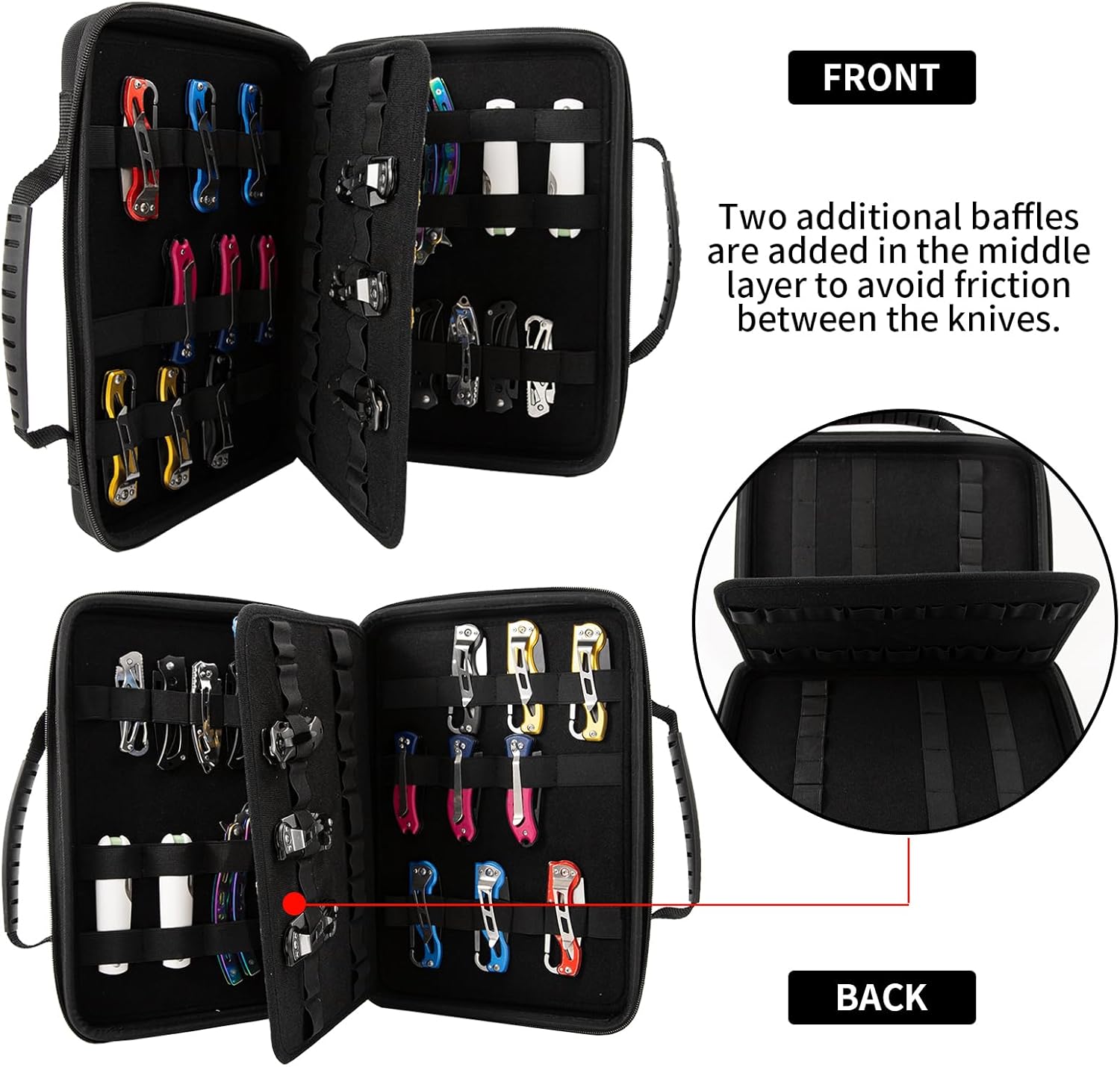 QEES 62 Slot Knife Display Case