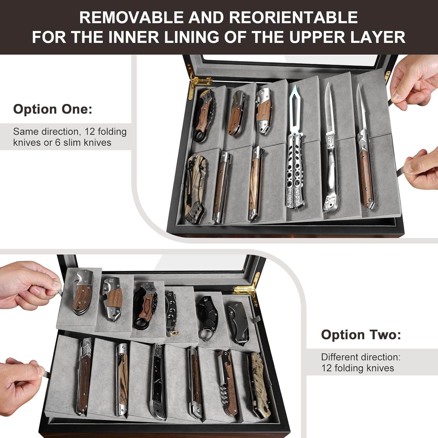 Ultimate Pocket Knife Display Case for Collections Gift