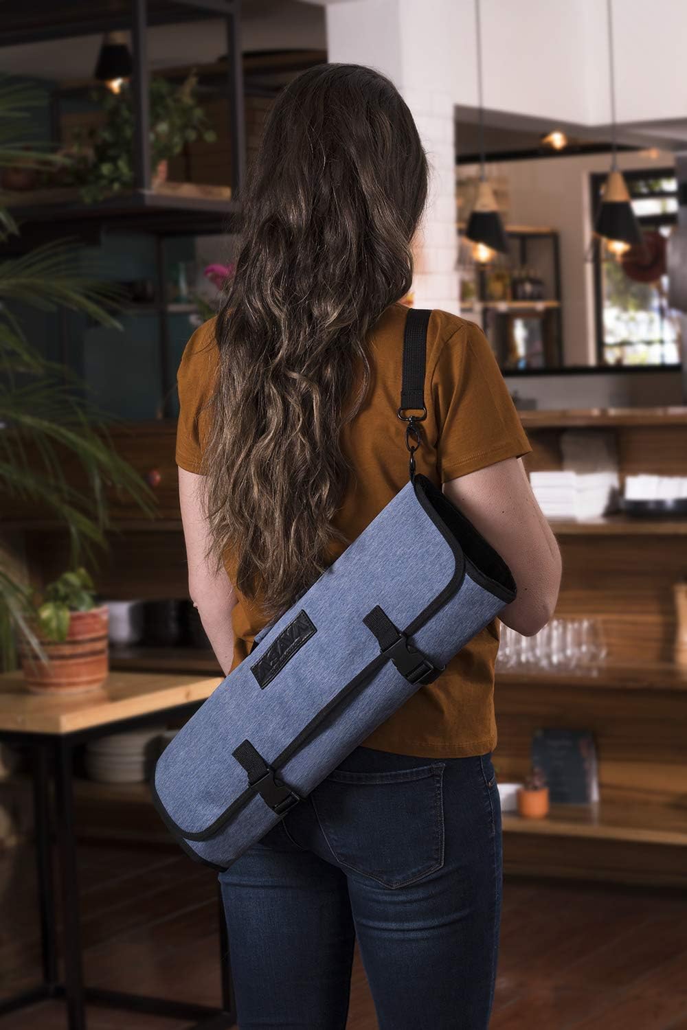 Asaya Chef Knife Roll Bag - Durable Stain-Resistant Nylon Storage Solution