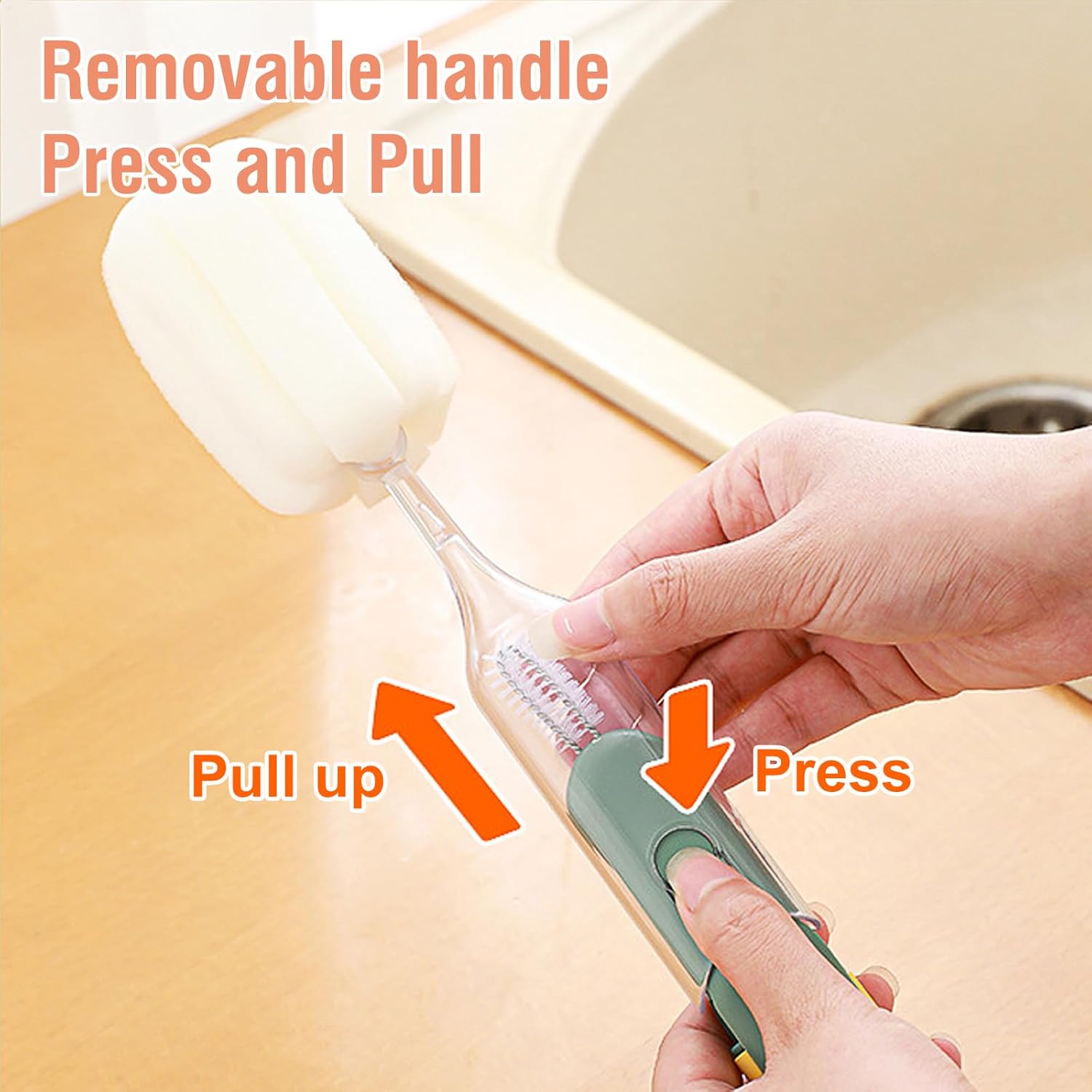5-in-1 Bottle Brush Set for Easy Cleaning