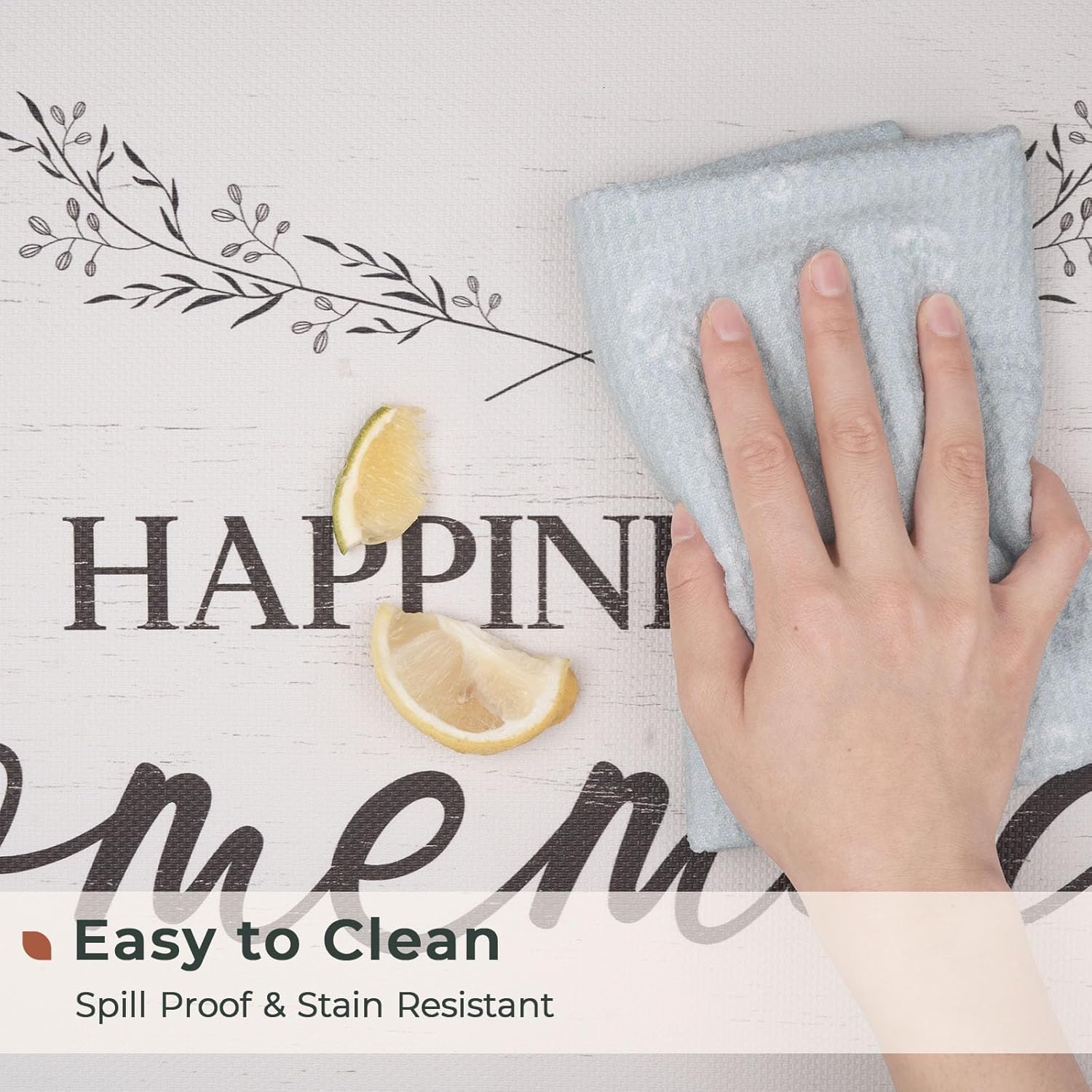 FreshMint Kitchen Mats Set Comfort Style for Your Kitchen
