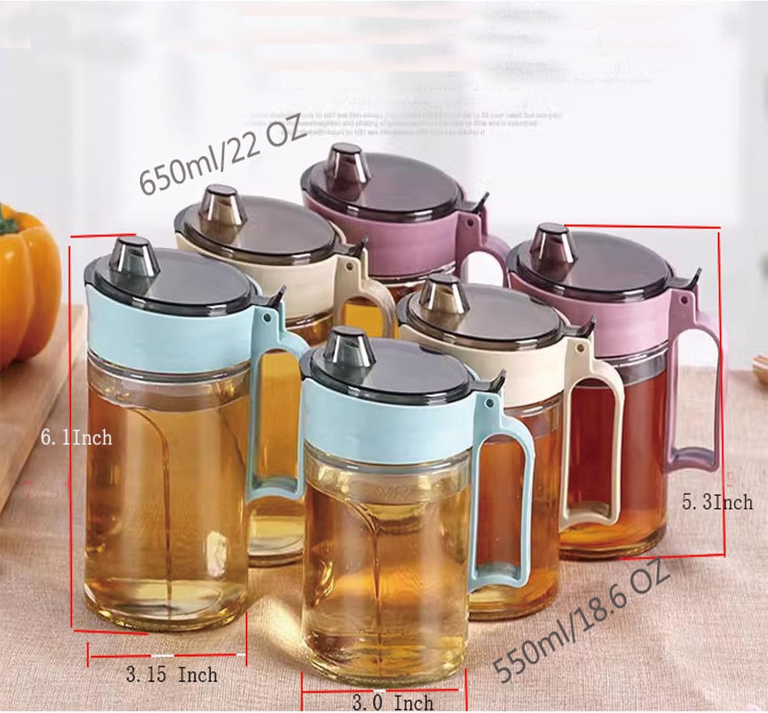 Tenta Kitchen Olive Oil Vinegar Syrup Dispenser