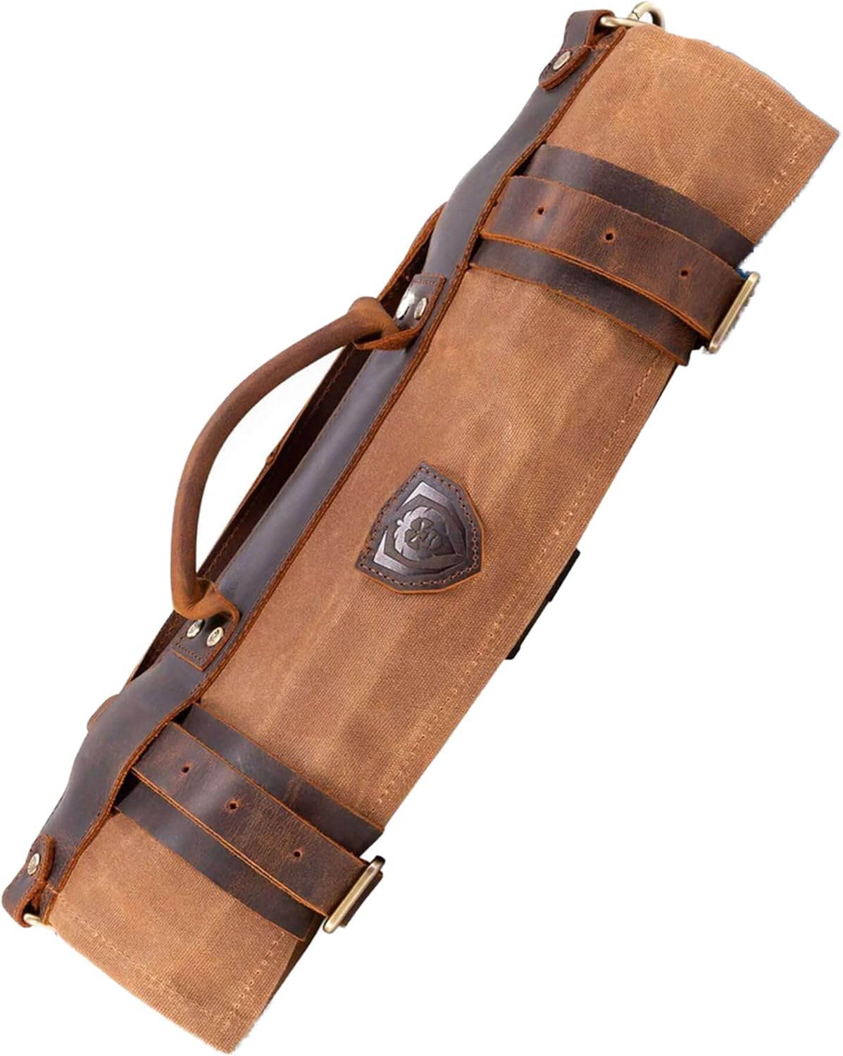 Durable Leather Knife Roll With 13 Slots