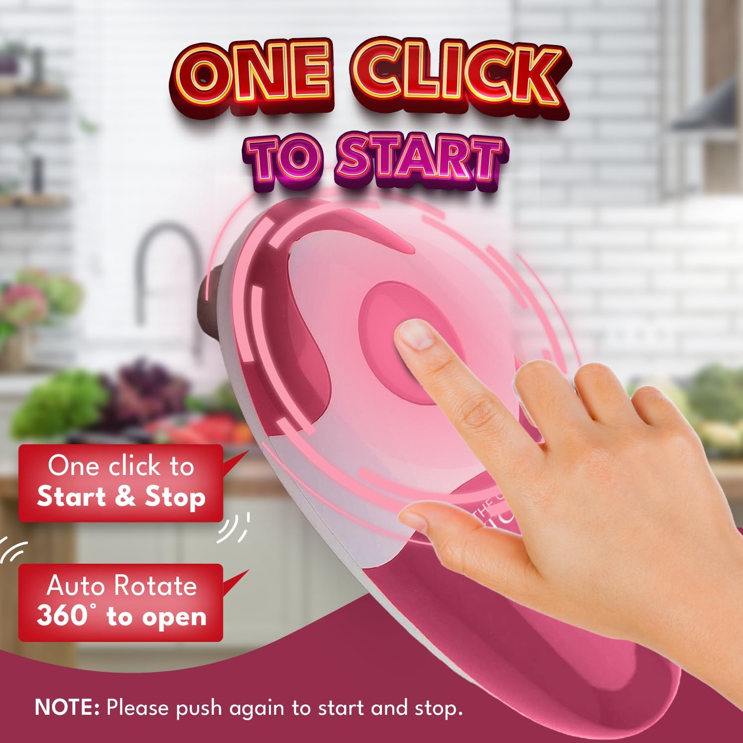 THE GOD KITCHENSmooth Edge Electric Can Opener