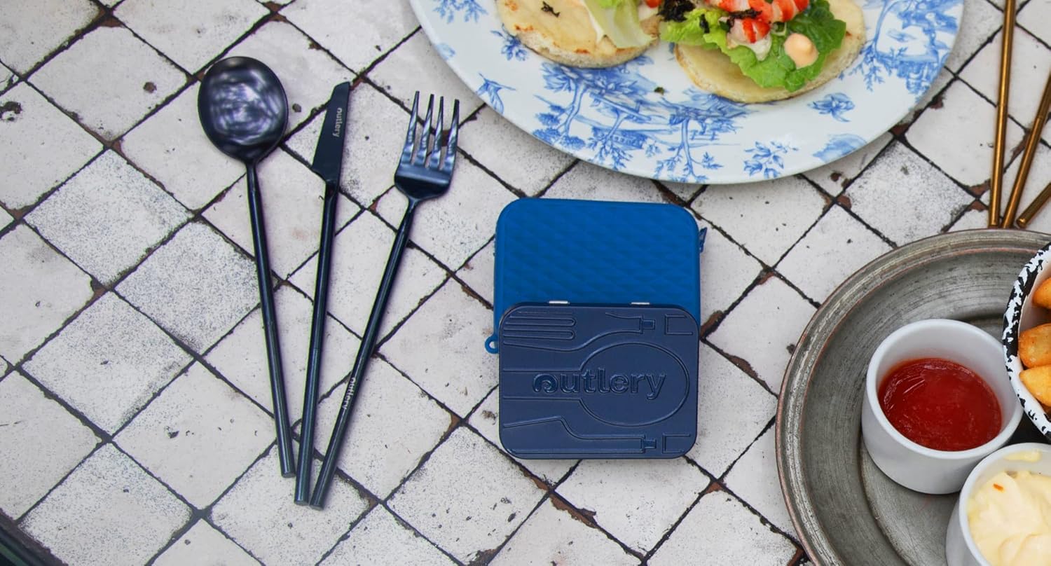 OutleryProtect Your Travel Cutlery Set with Reusable Silicone Pouch