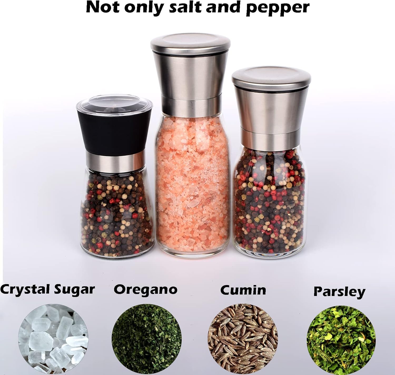 ErrandsHelper Salt and Pepper Grinder Set