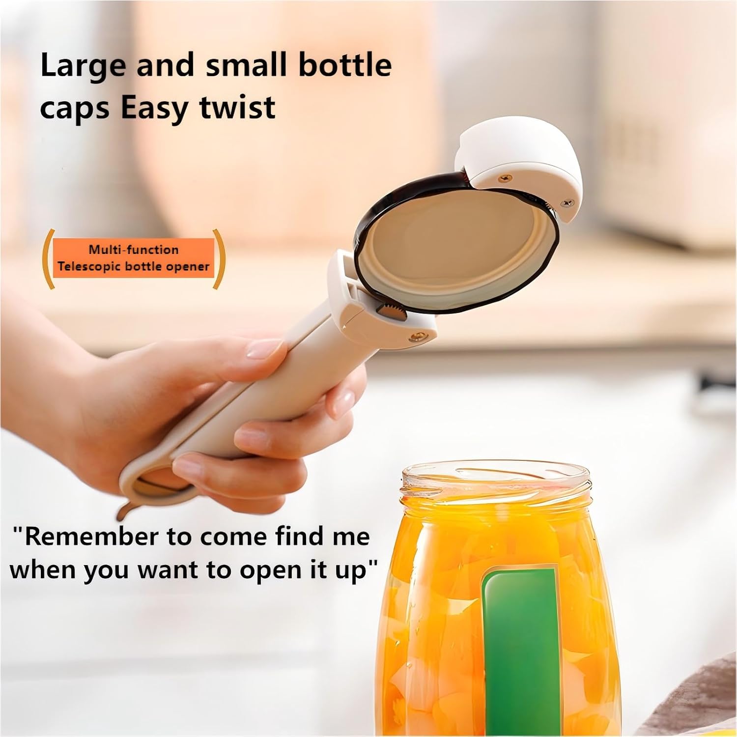5-in-1 Bottle Can Opener Black