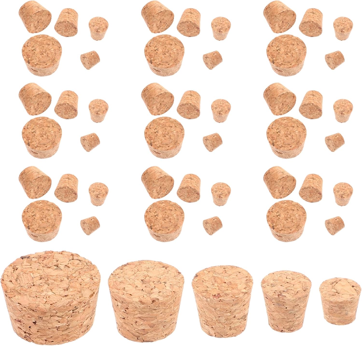 50-Piece Cork Carafe Wine Stoppers