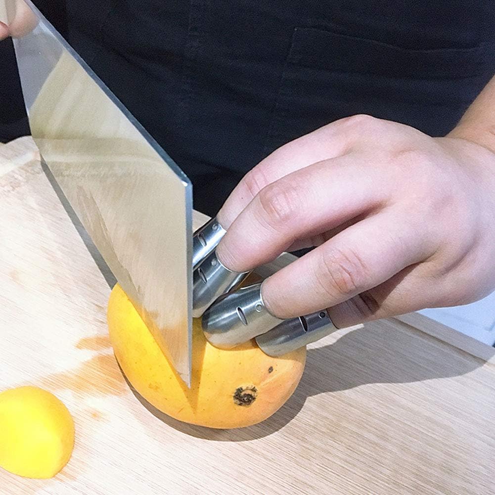 Finger Protection Stainless Steel Cutting Protector for Hands Protection in Kitchen
