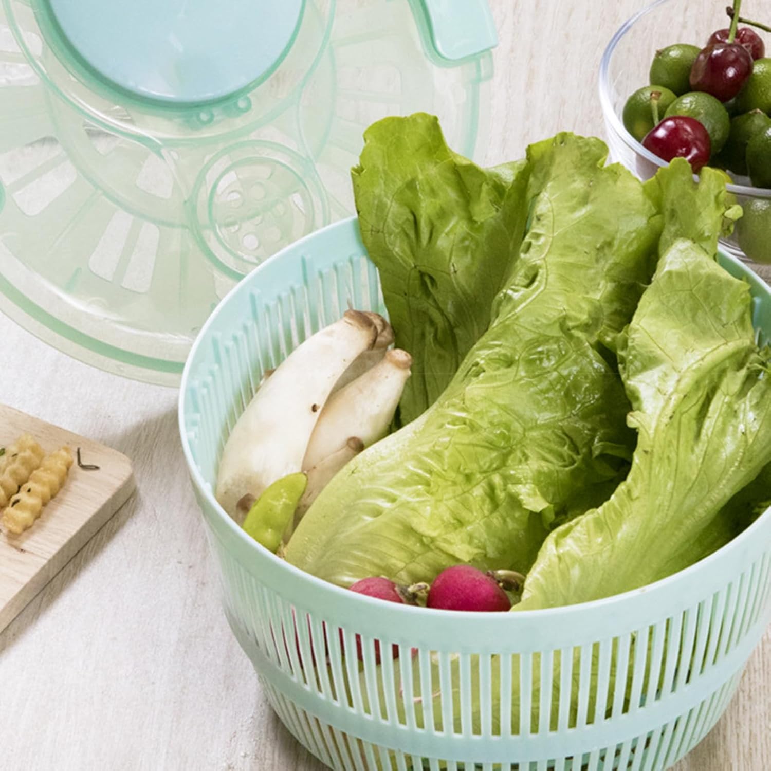 Vansza Salad Dryer Spinner - 10 Second Fruit Veggie Washer