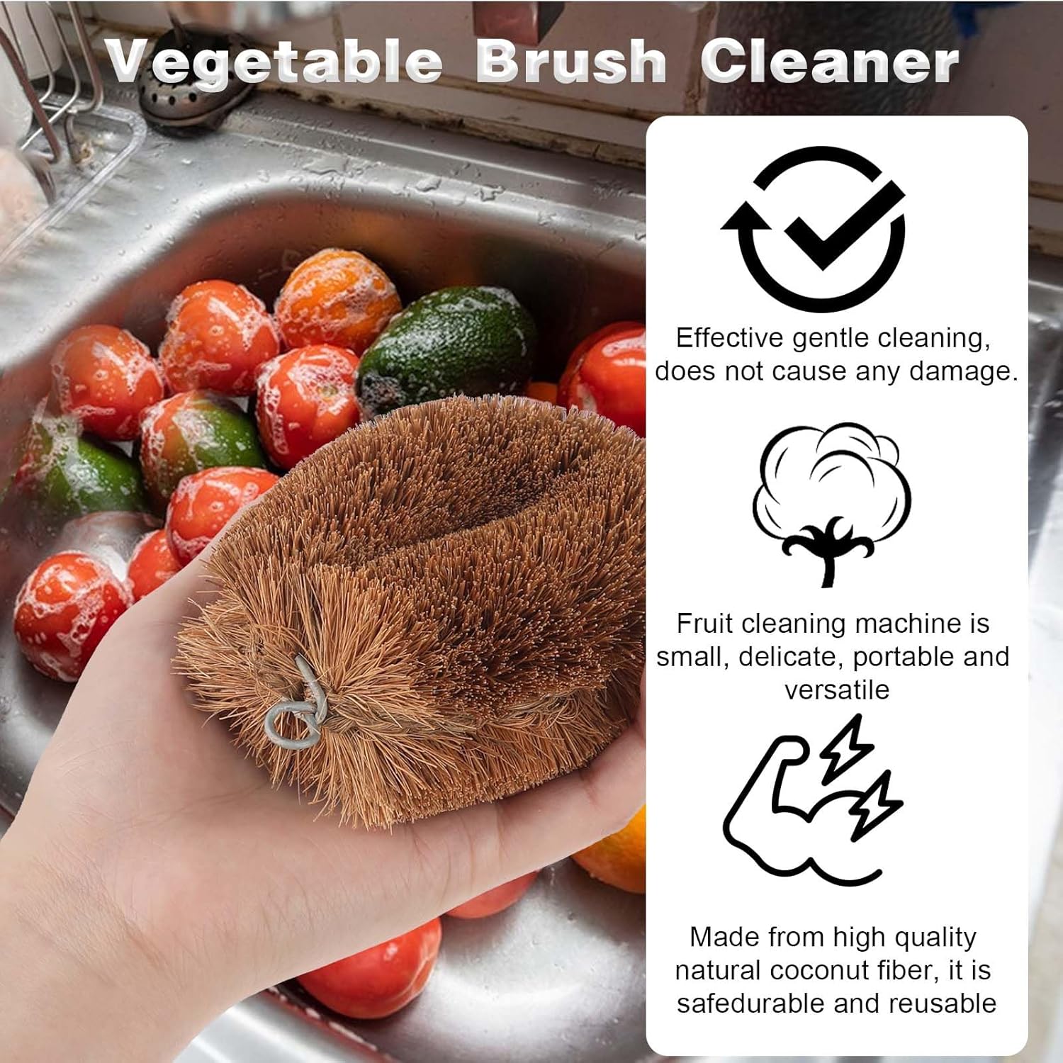 Sturdy Vegetable Dish Brush