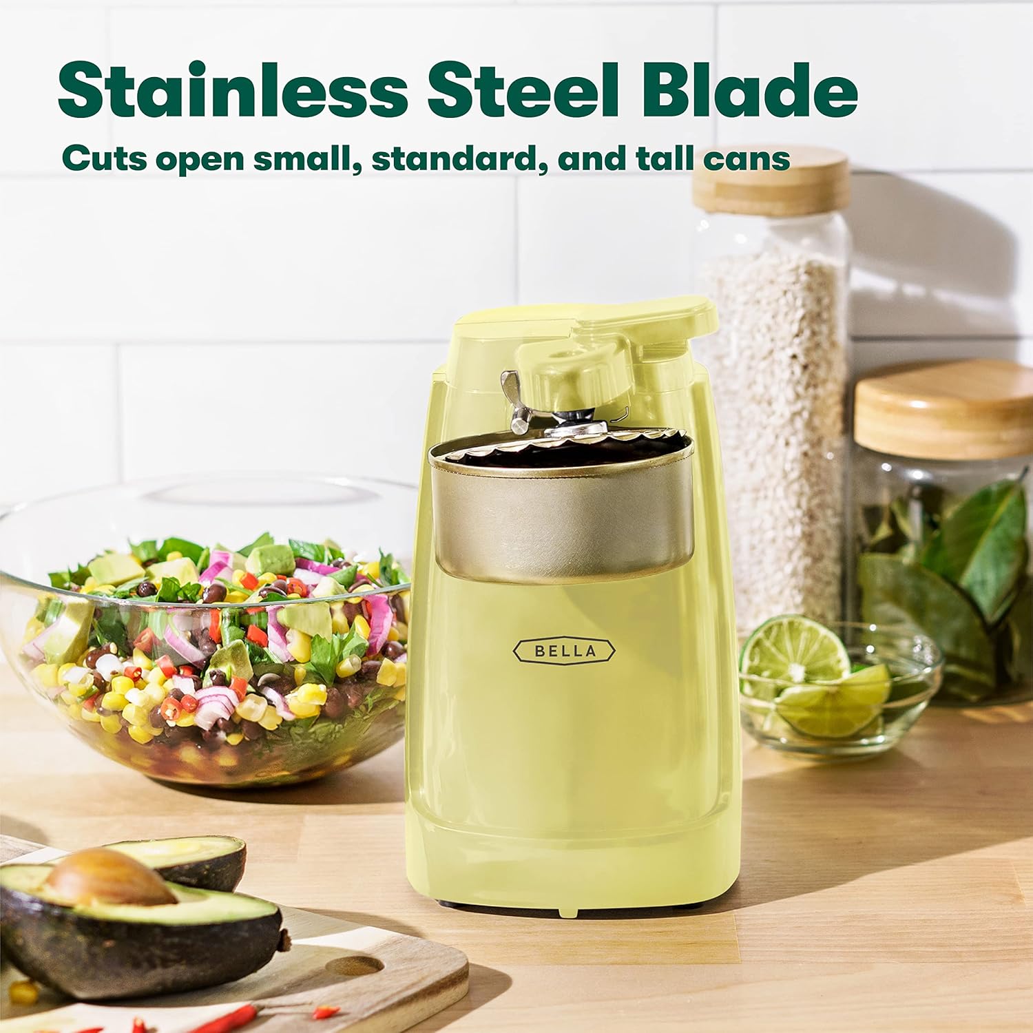 Bella Electric Can Opener Knife Sharpener Must-Have Kitchen Gadget