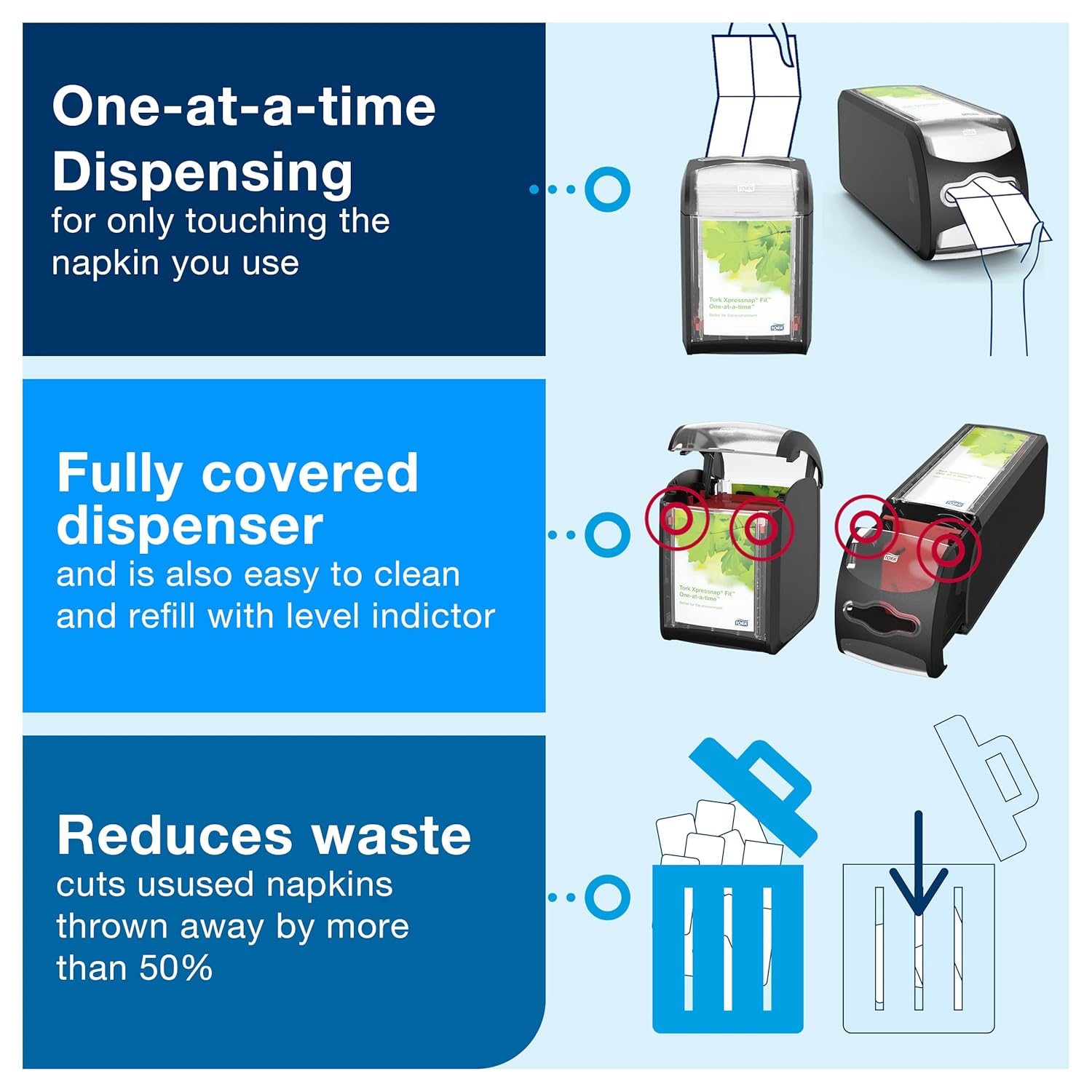 Efficient Napkin Dispenser Signature Design
