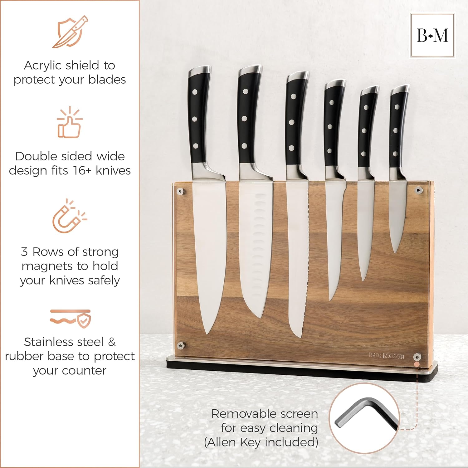 Stylish Magnetic Knife Holder