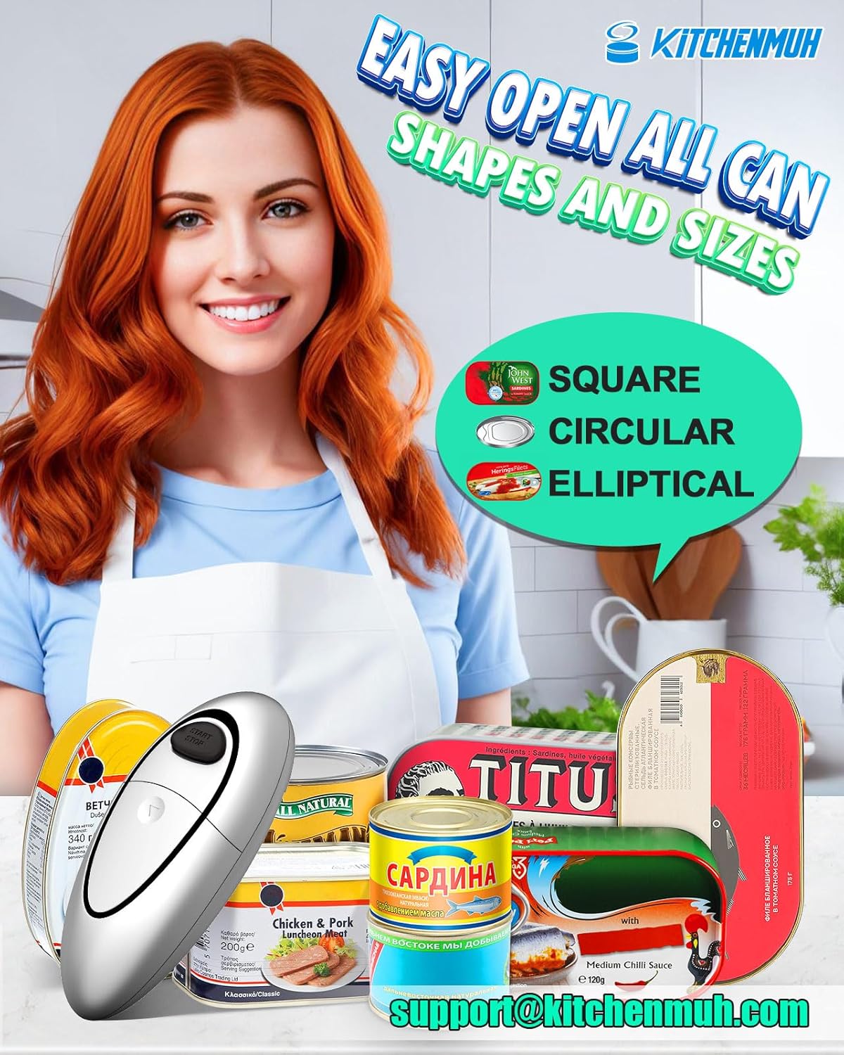 Effortless Can Opener for Seniors