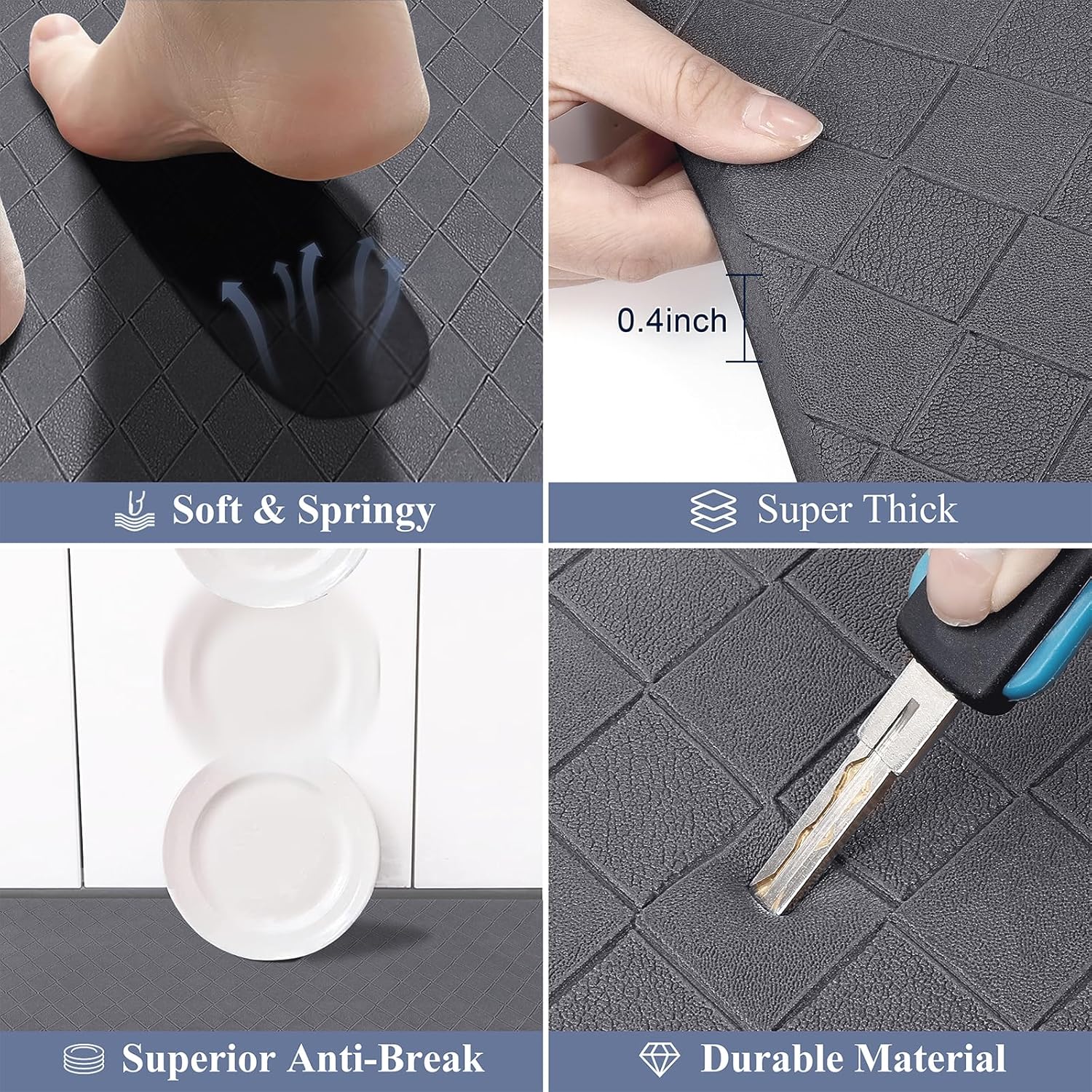 Anti-Fatigue Kitchen Mat Set