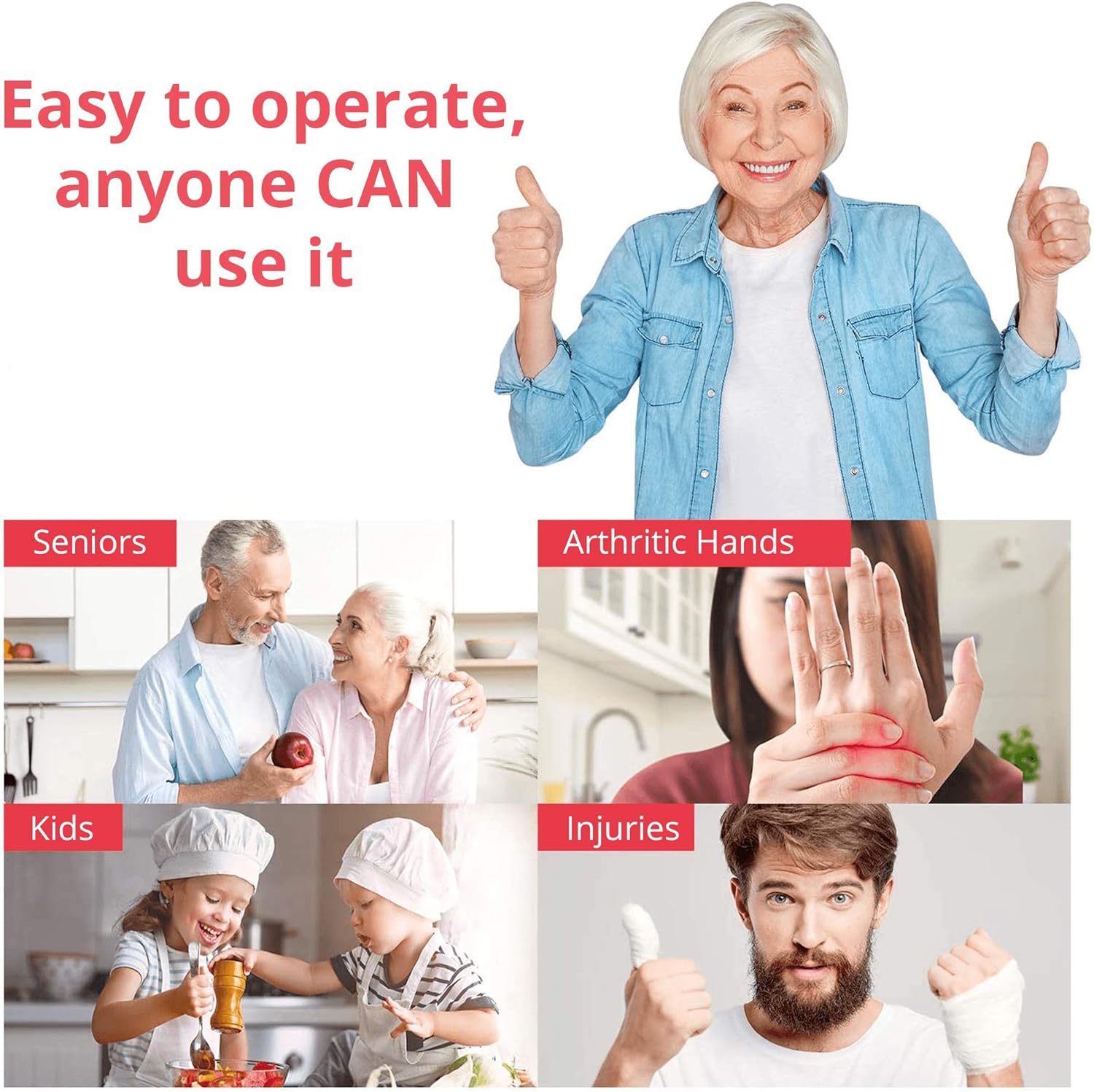 Effortless Can Opener by Kitchen Mama Replace Those Tired Cans with Joy