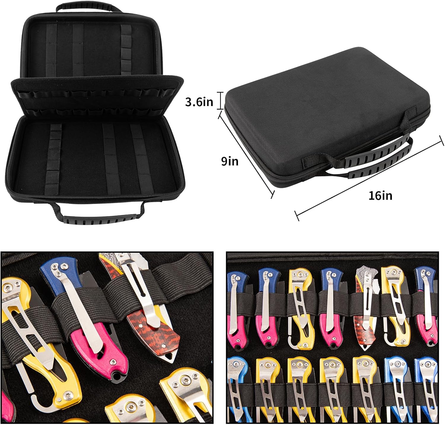 QEES 62 Slot Knife Display Case