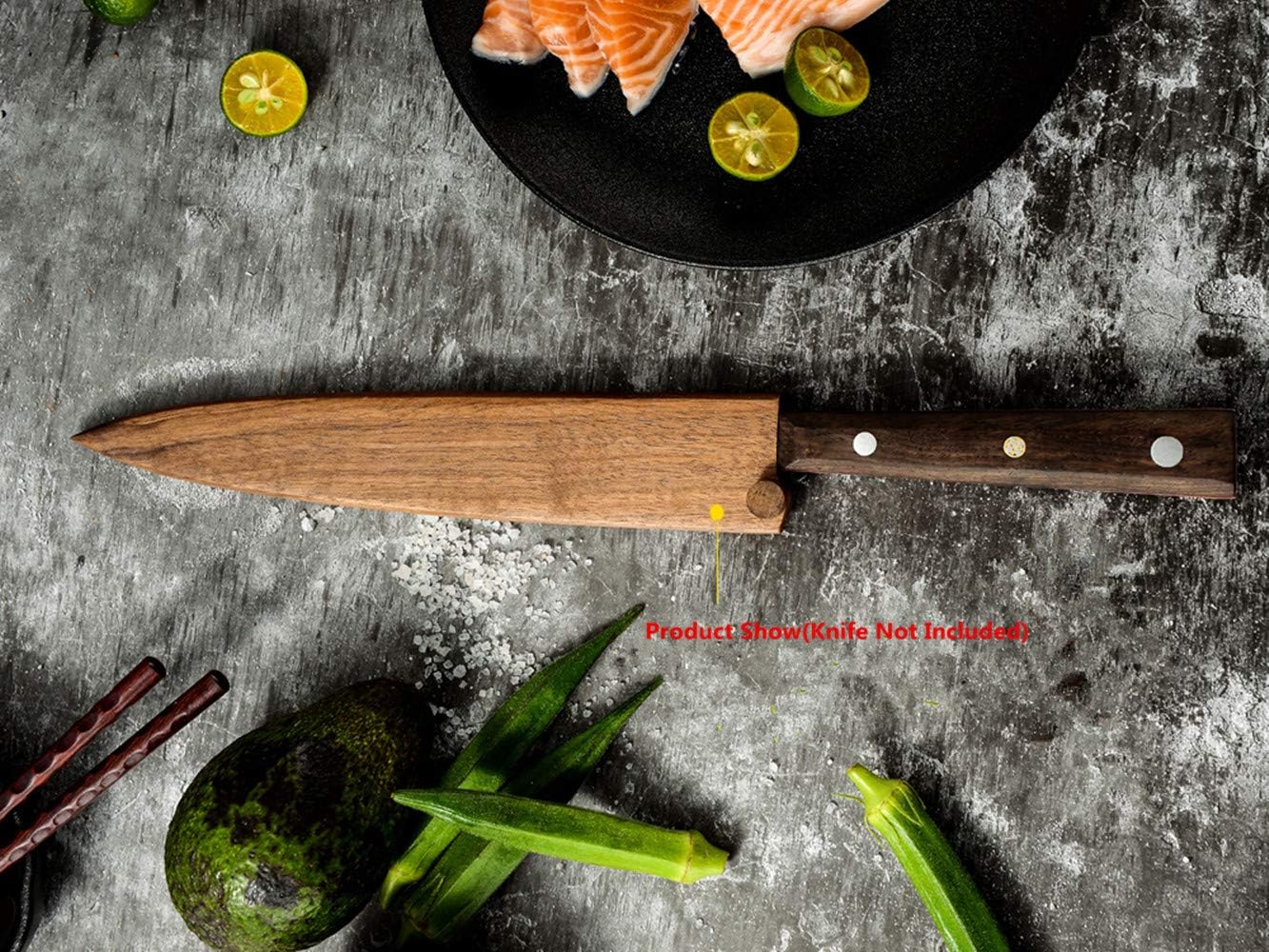 Handmade Japanese Sashimi Knife Sheath with Magnet