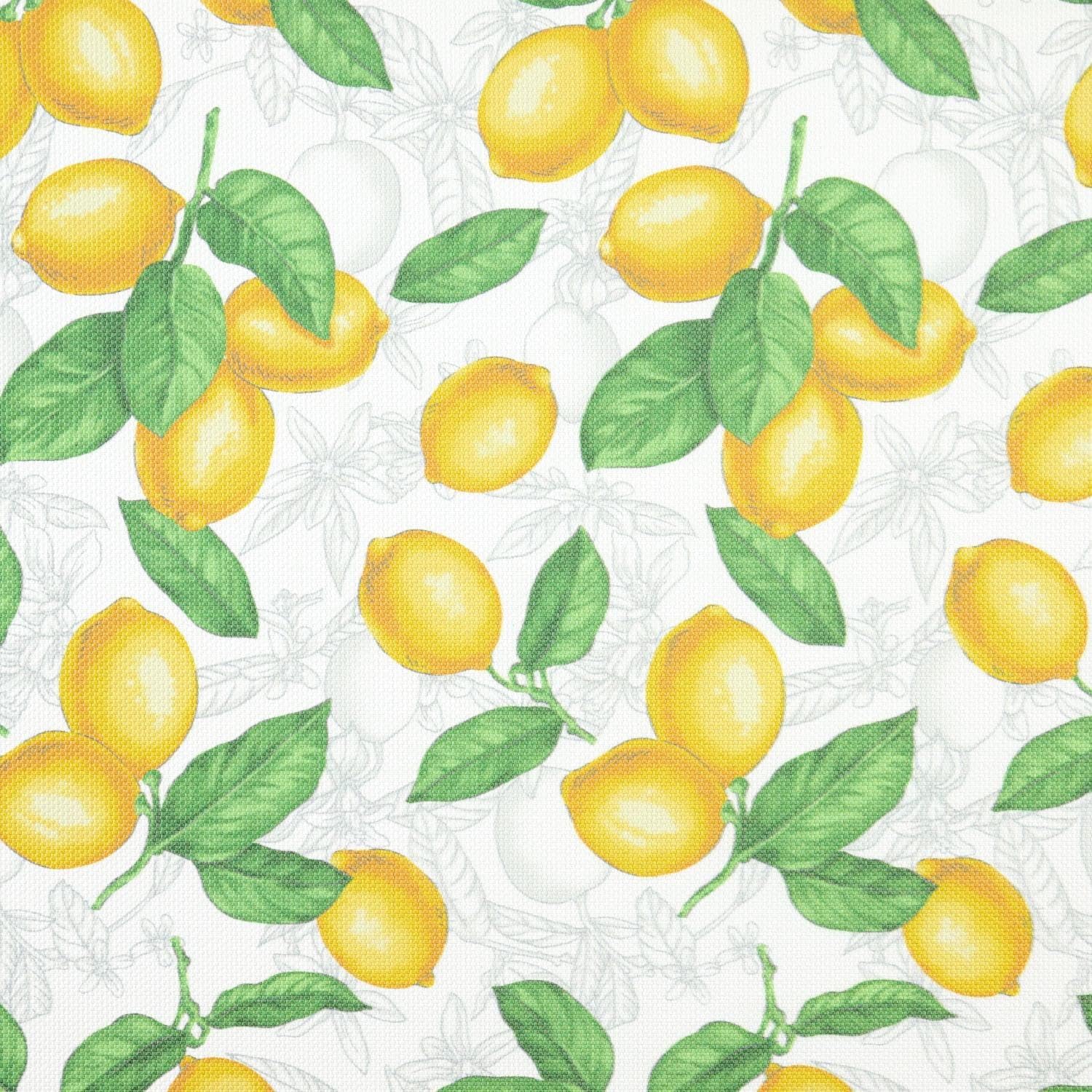 Martha Stewart Bloomfield Lots of Lemons Anti-Fatigue Kitchen Mat WhiteYellow 18x30