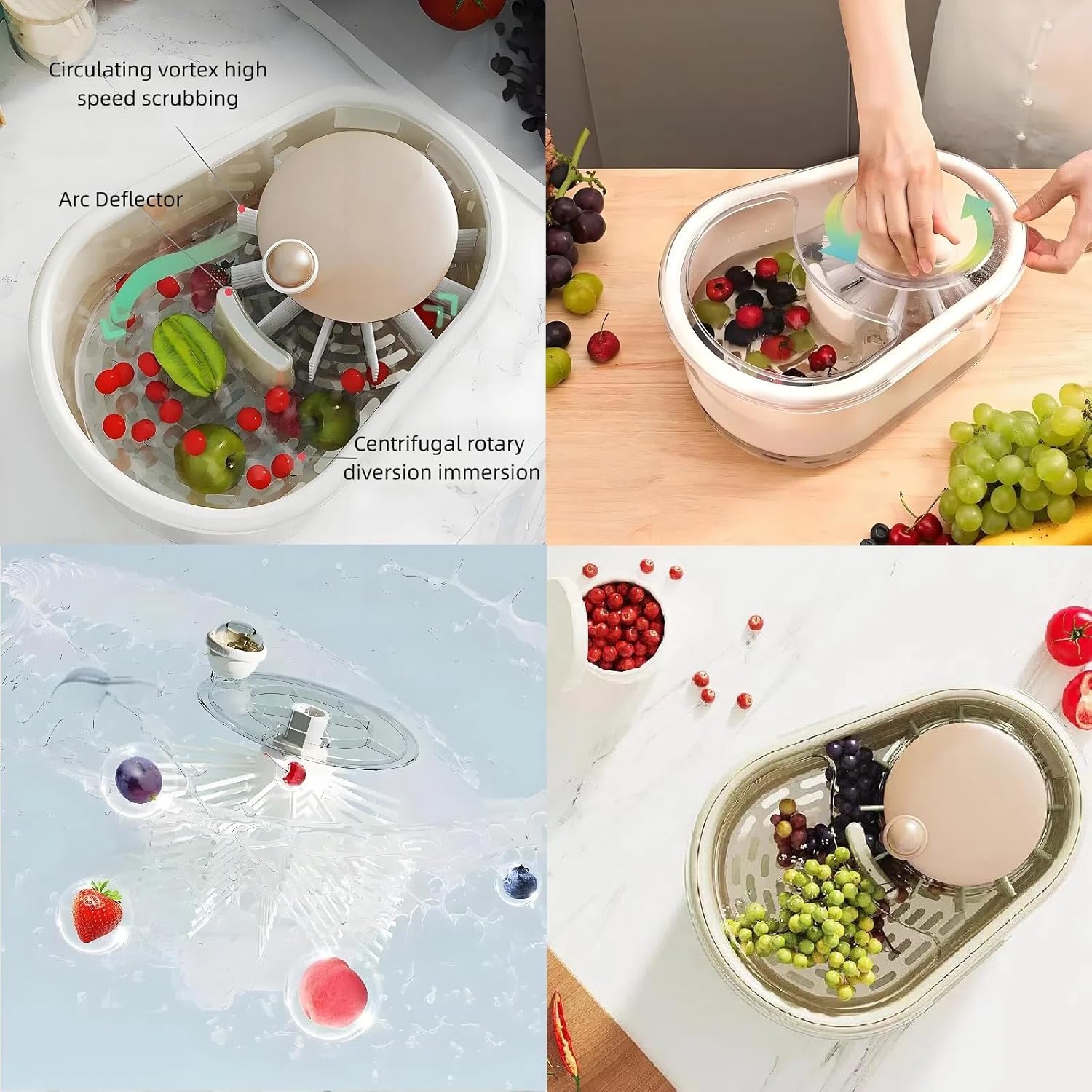 SpinCycle Prodigy - Efficient for Rotating and Cleaning Fruits Vegetables