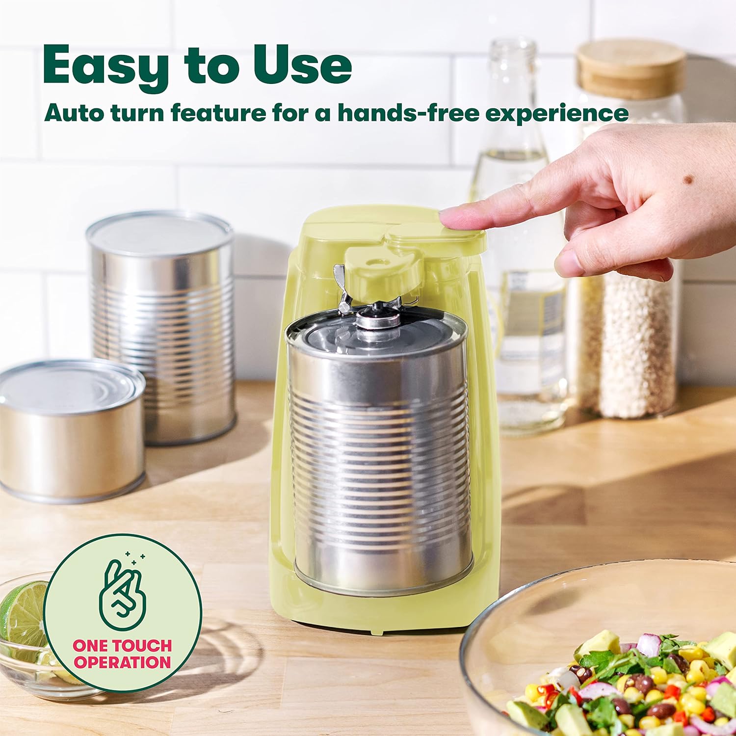 Bella Electric Can Opener Knife Sharpener Must-Have Kitchen Gadget