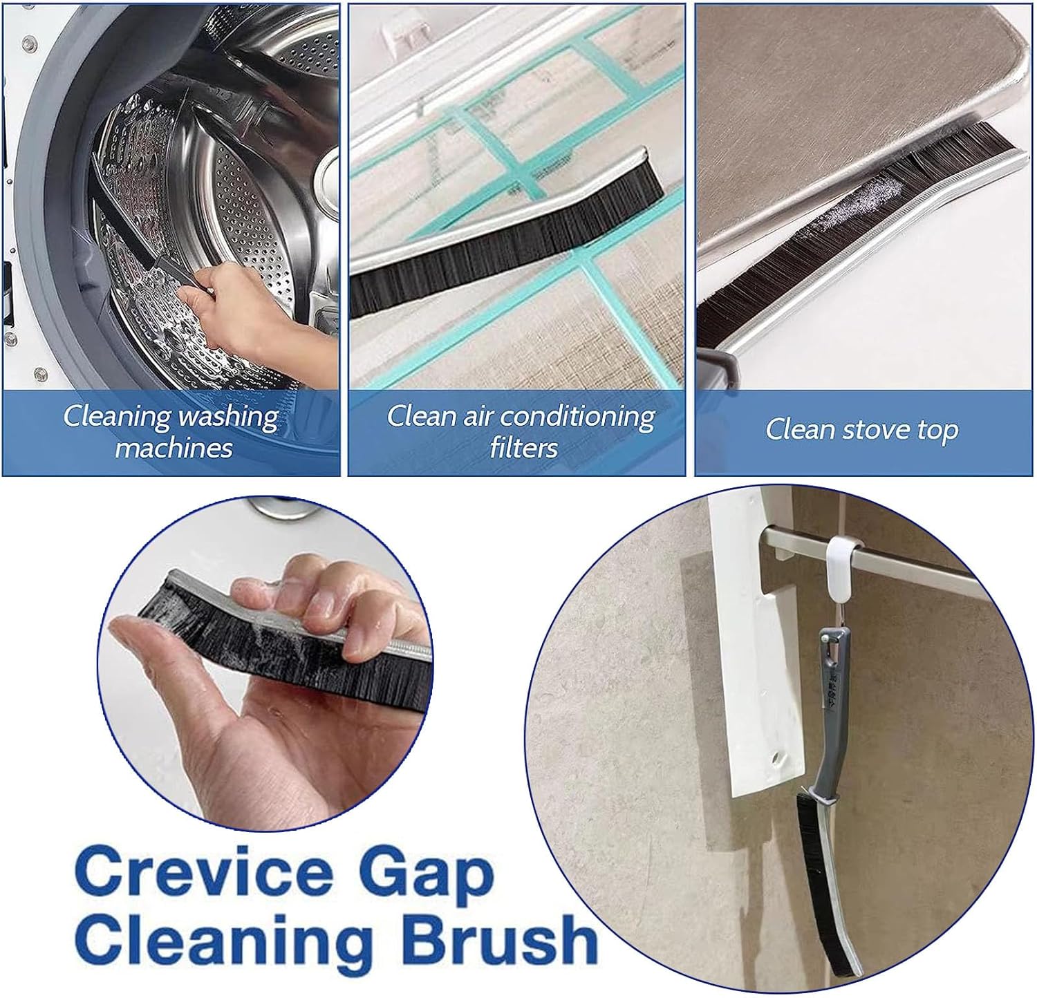 3-Piece Gap Cleaning brushes Multifunctional
