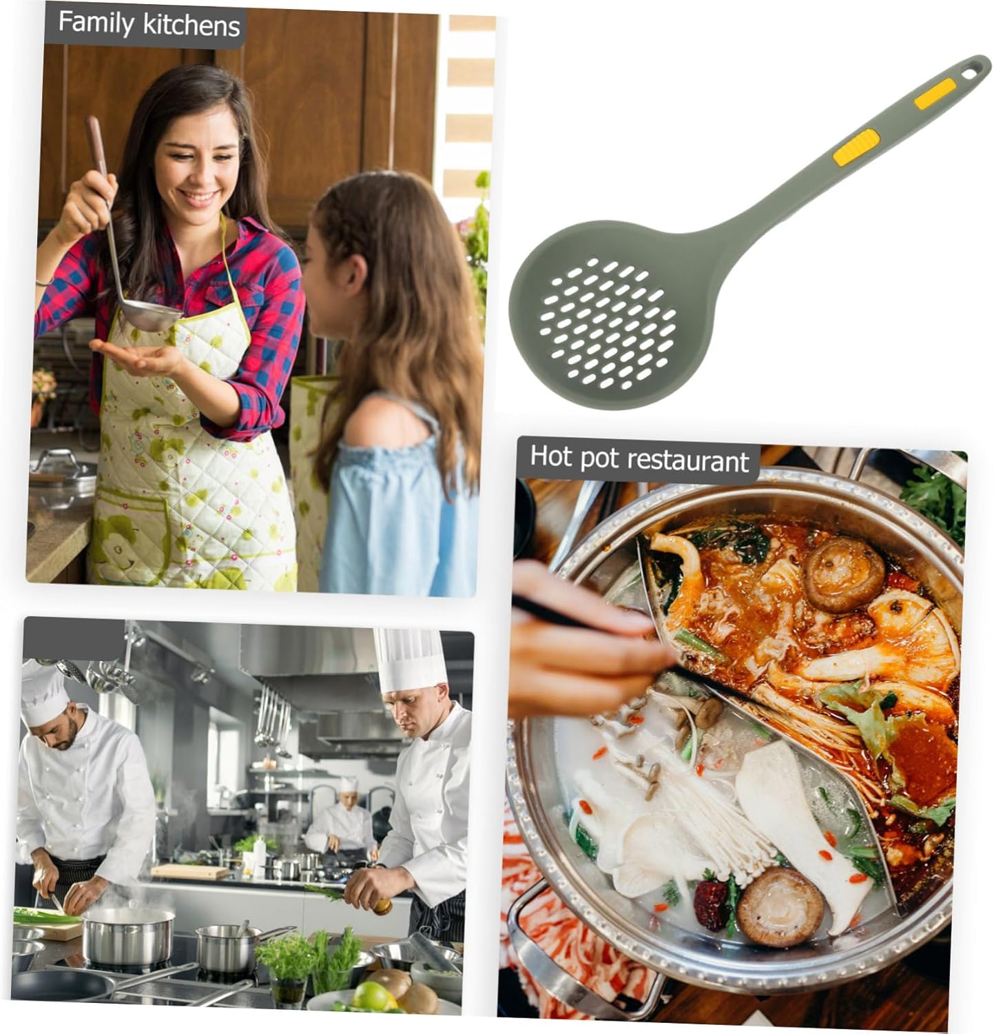 MULTIFUNCTIONAL SILEILETHold Colander Spoon