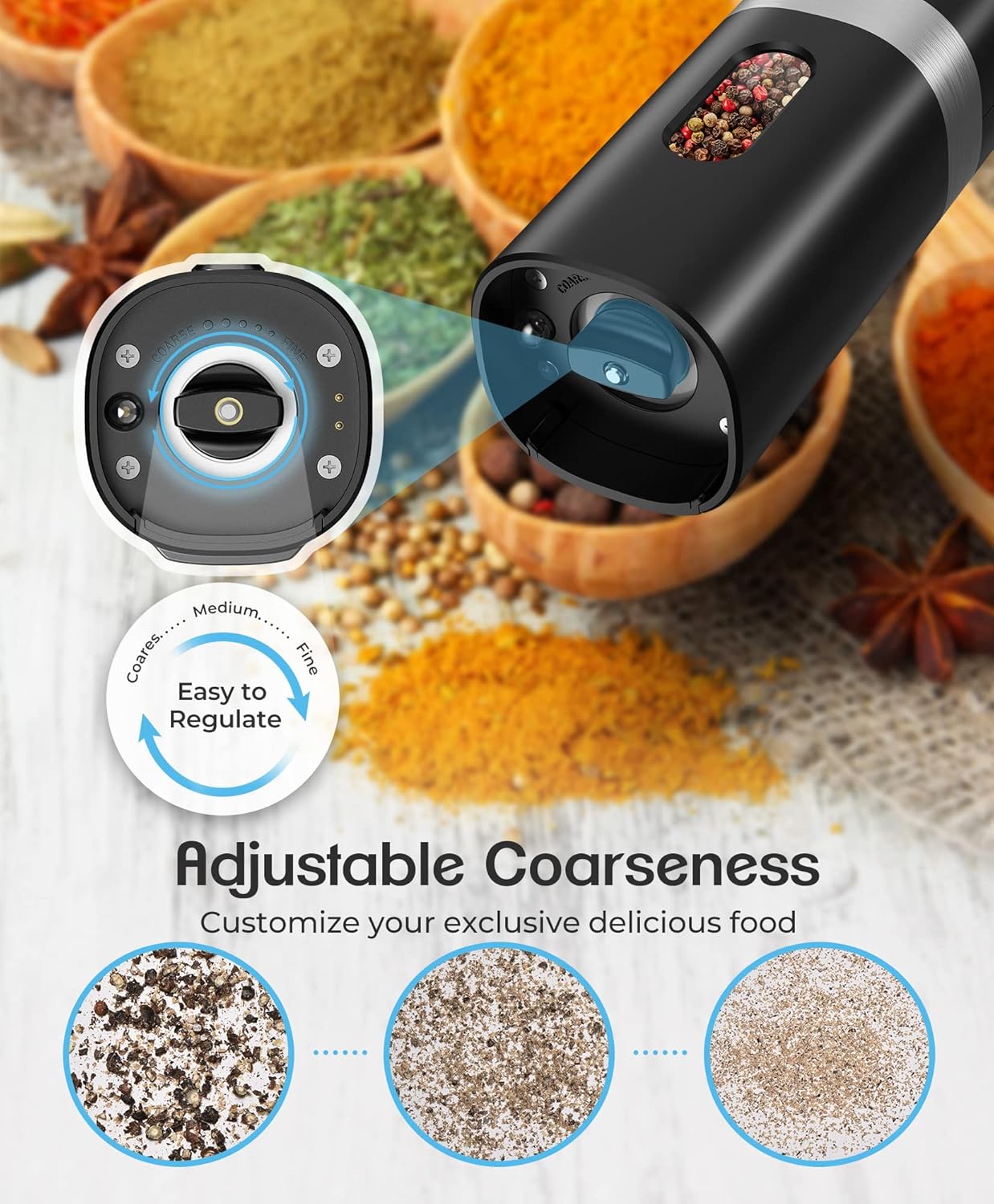 Best Electric Salt and Pepper Grinder for Home Use